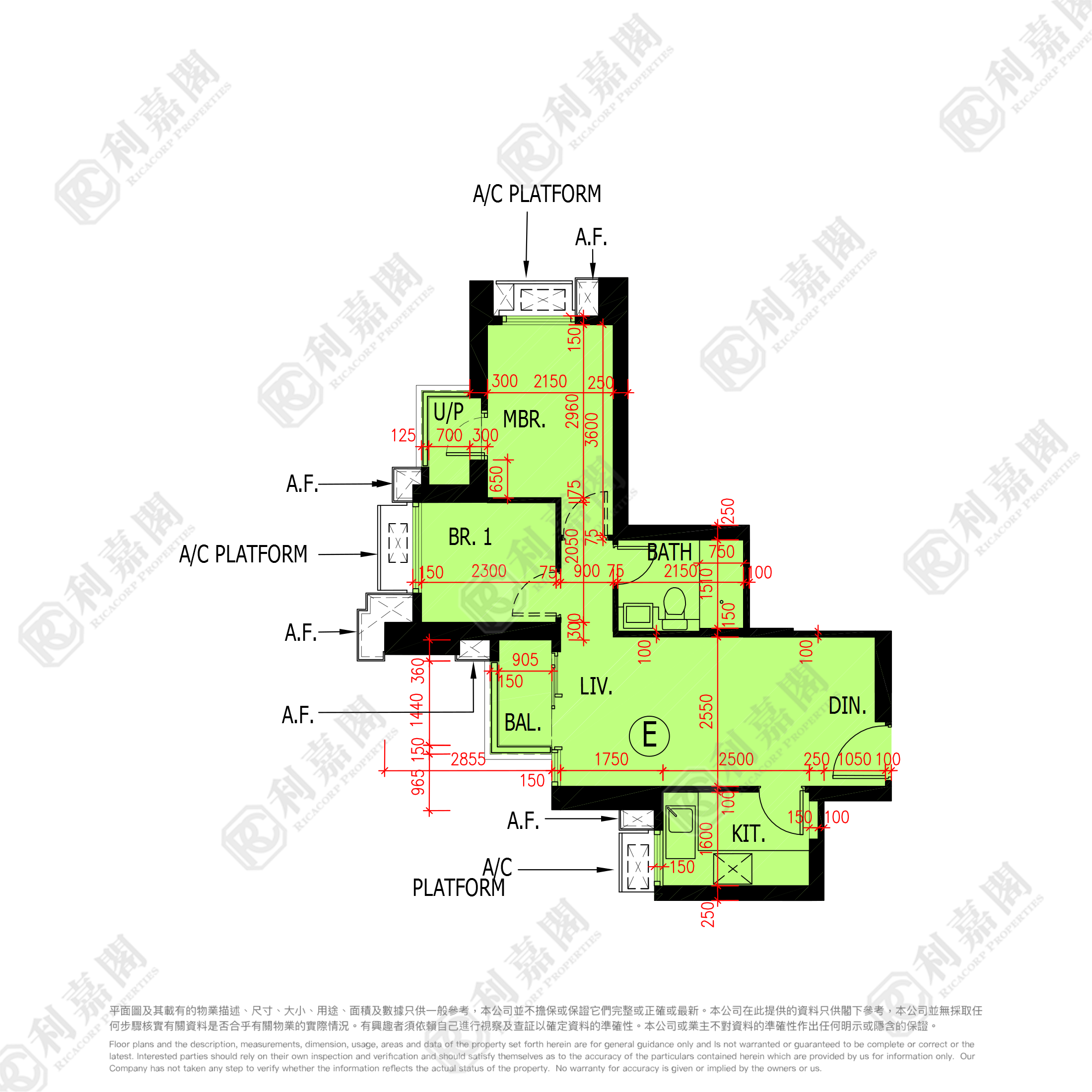 日出康城 4期A 晋海 1A座 中层 E室 将军澳