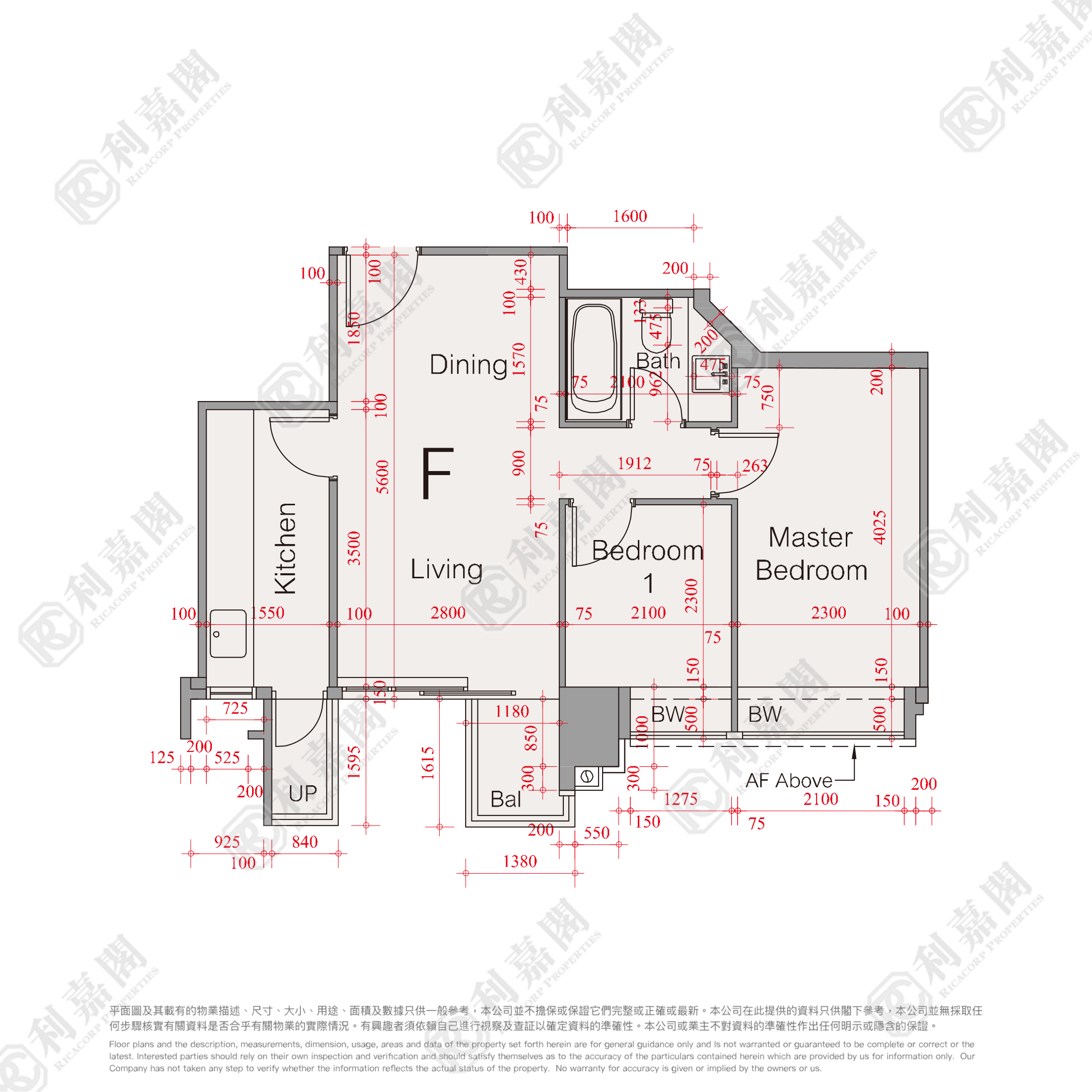 溱柏 1座 极高层 F室 元朗