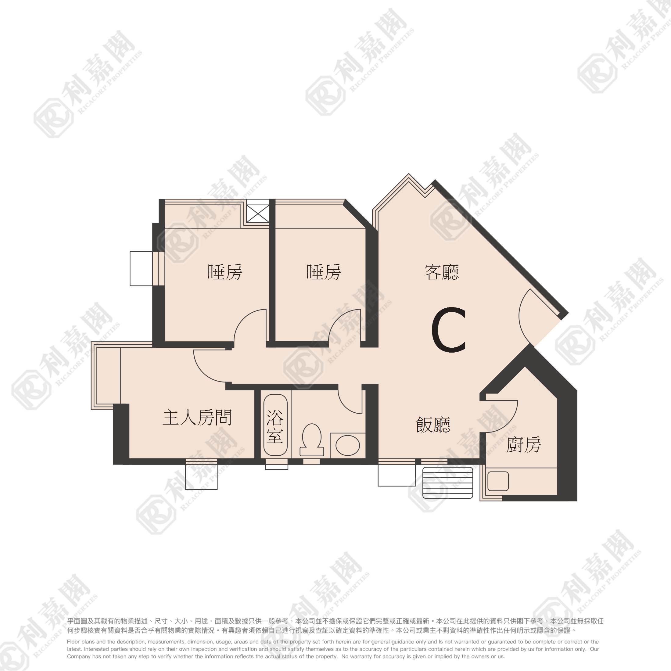 KINGSWOOD VILLAS PHASE 3 CHESTWOOD COURT - Block 5 High Floor Zone Flat C Tin Shui Wai