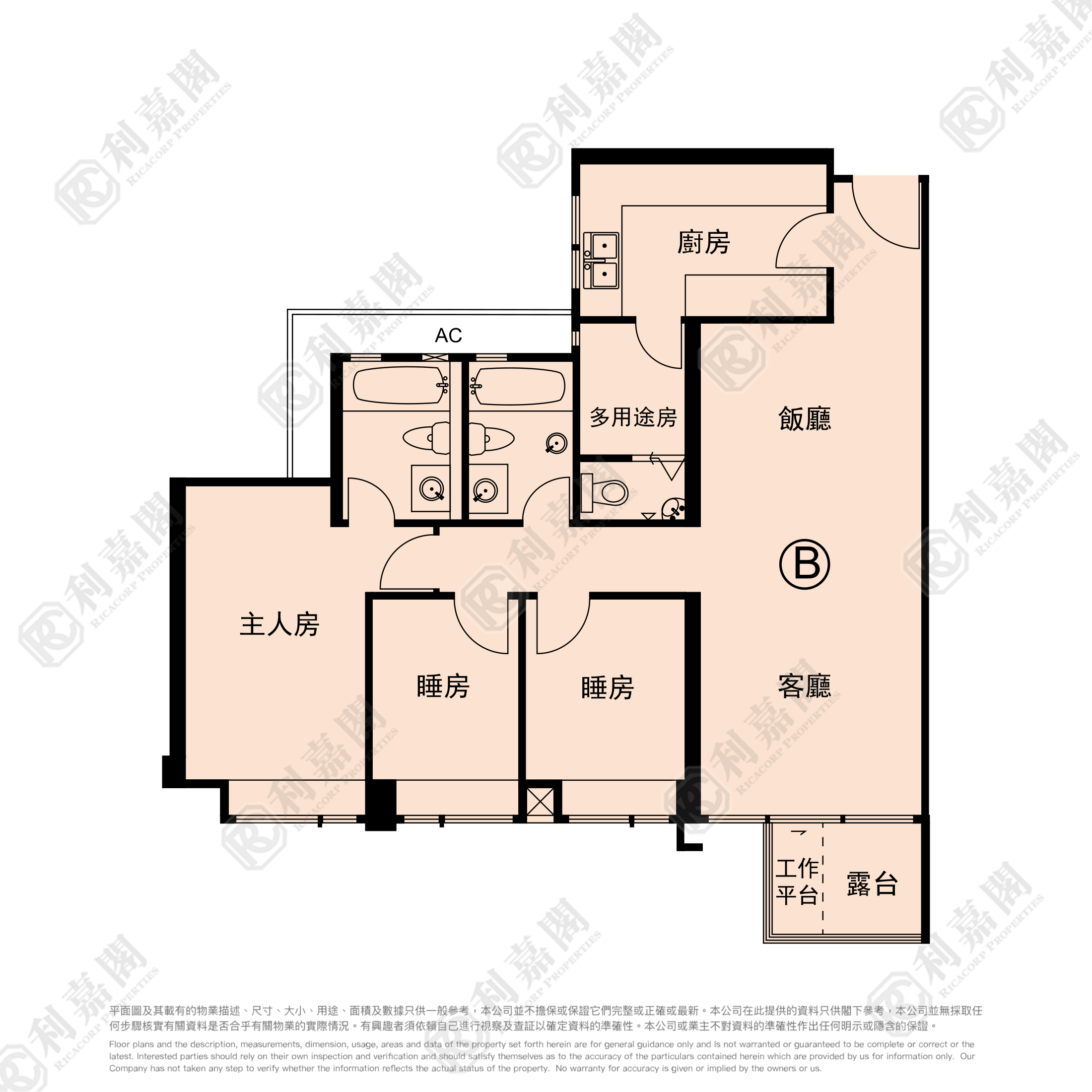 晉名峰 D座 低層 B室 沙田/火炭/九肚山