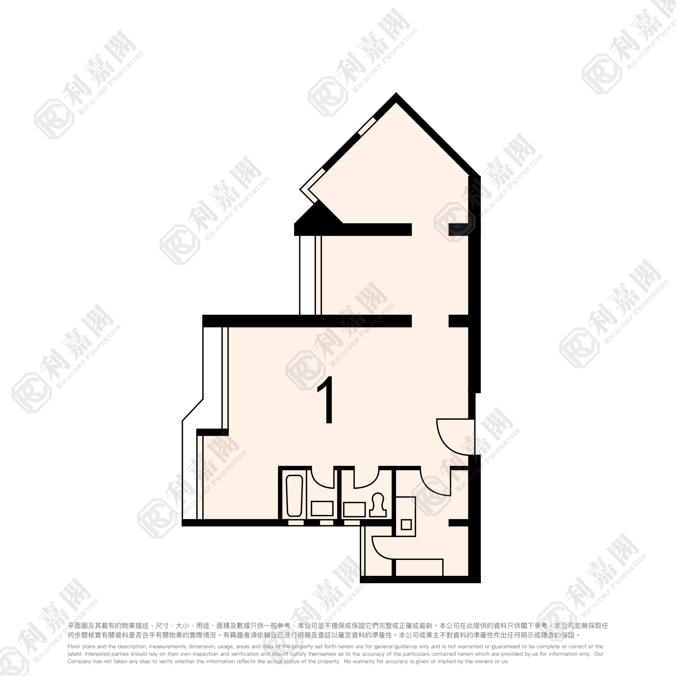 裕明苑 裕昌閣 (B座) 極高層 1室 將軍澳