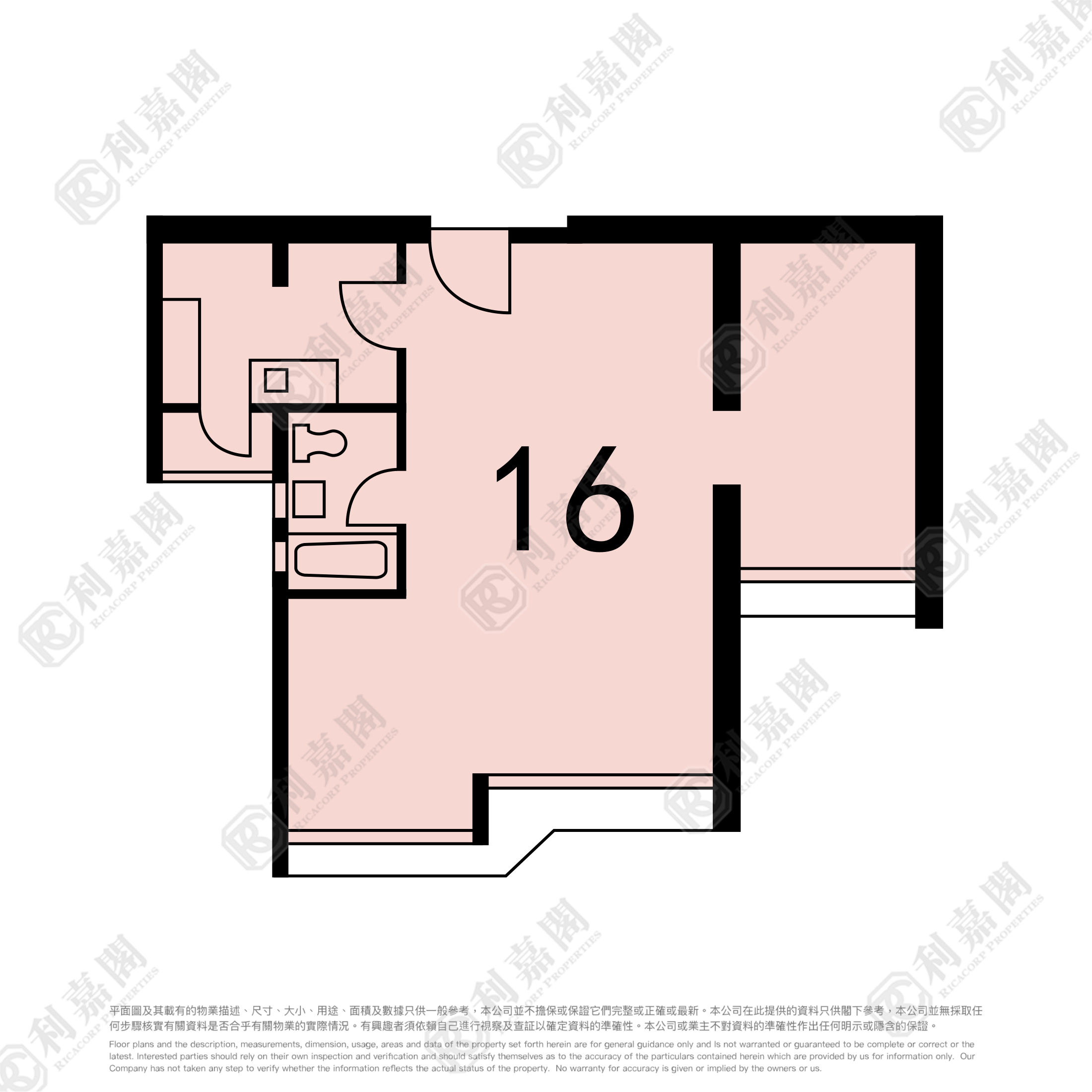 裕明苑 裕昌阁 (B座) 高层 16室 将军澳