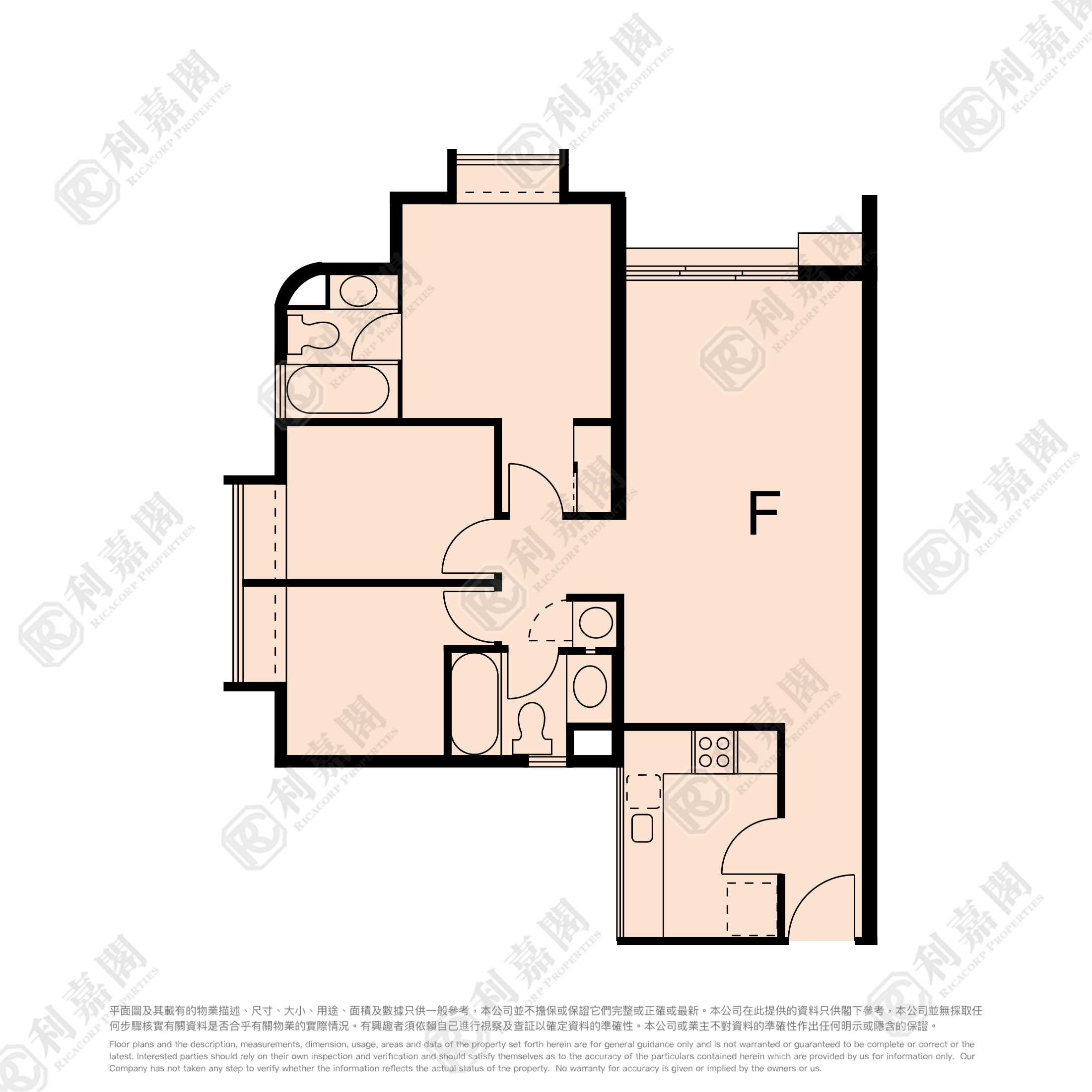 毕架山花园 4期 2座 高层 F室 何文田/京士柏/九龙塘/又一村