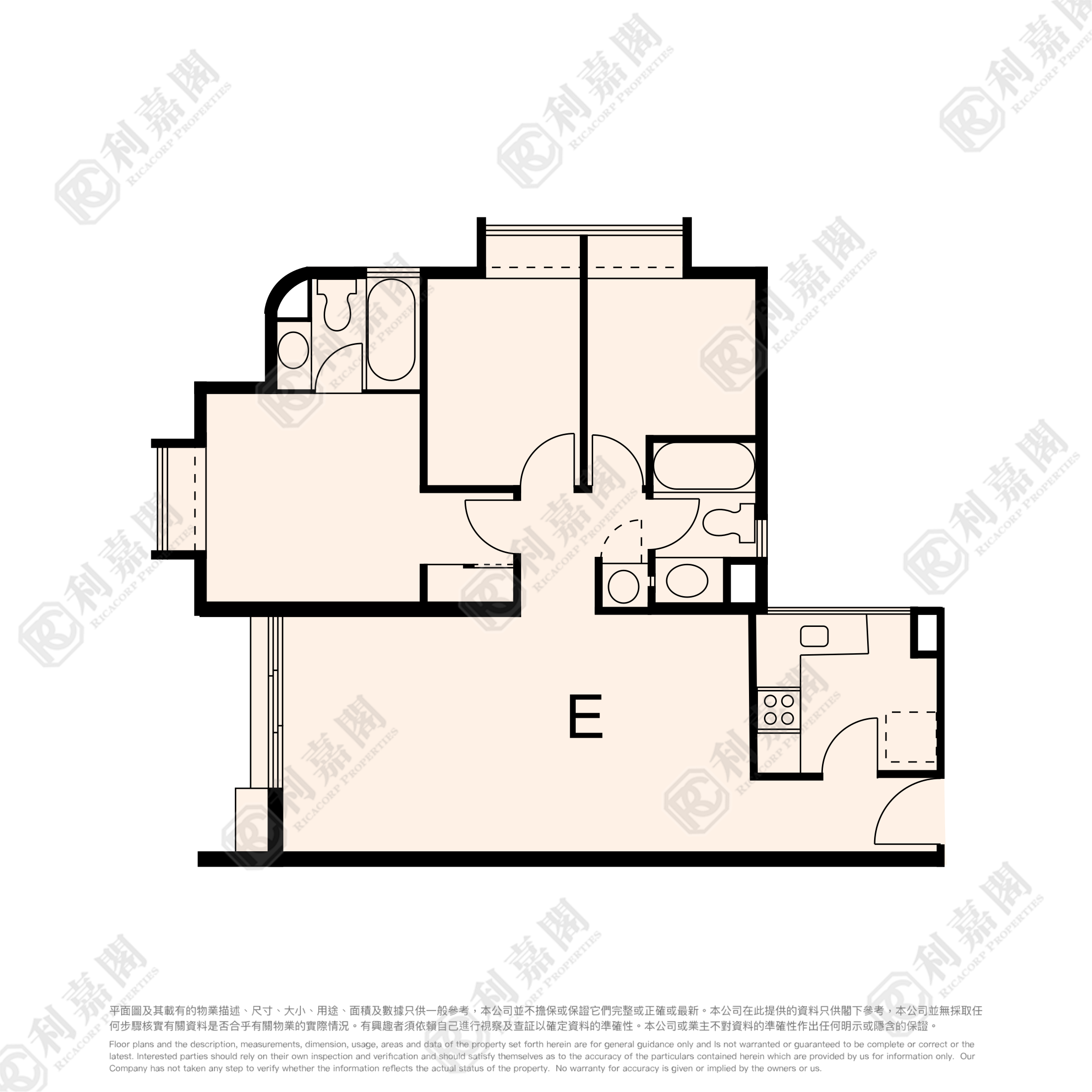 毕架山花园 4期 2座 高层 E室 何文田/京士柏/九龙塘/又一村