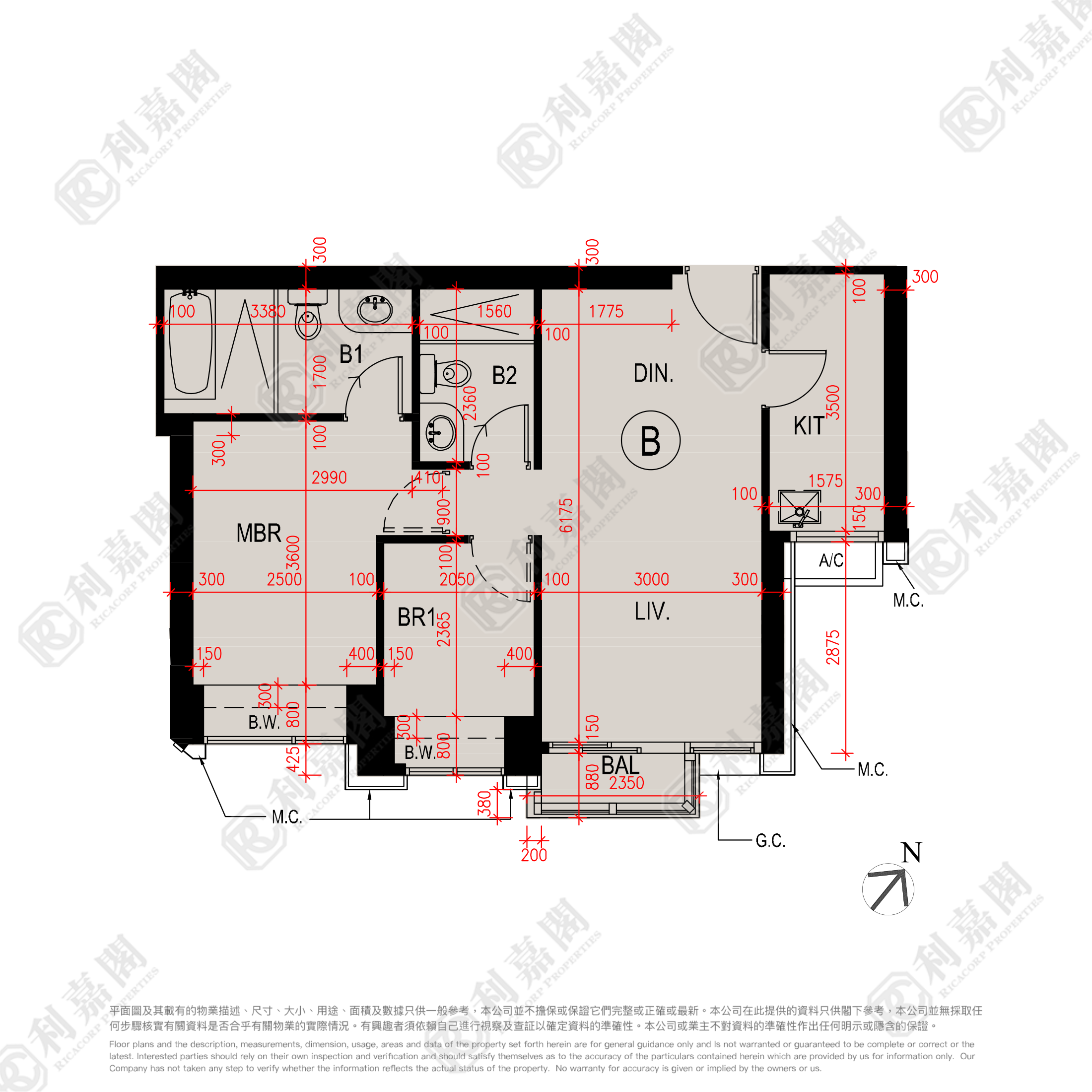 瓏璽 6B座 中層 B室 奧運站/南昌