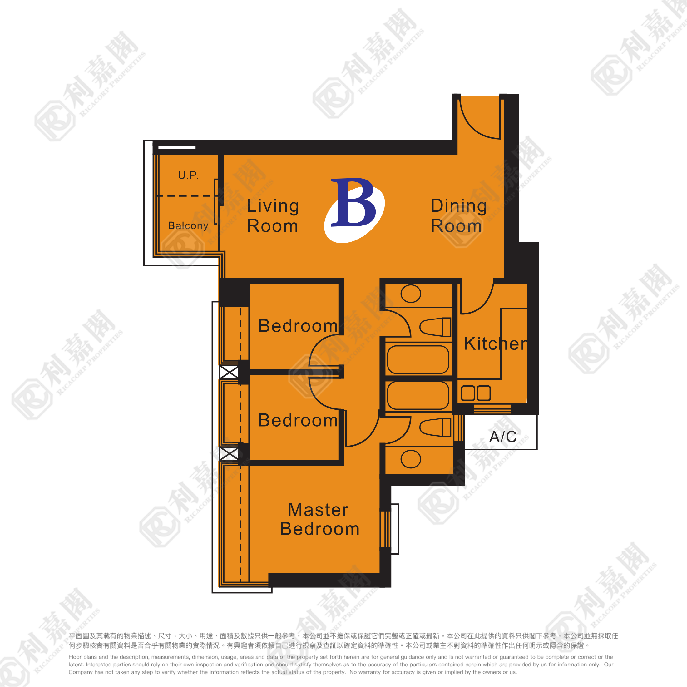 蔚藍灣畔 1座 高層 B室 將軍澳