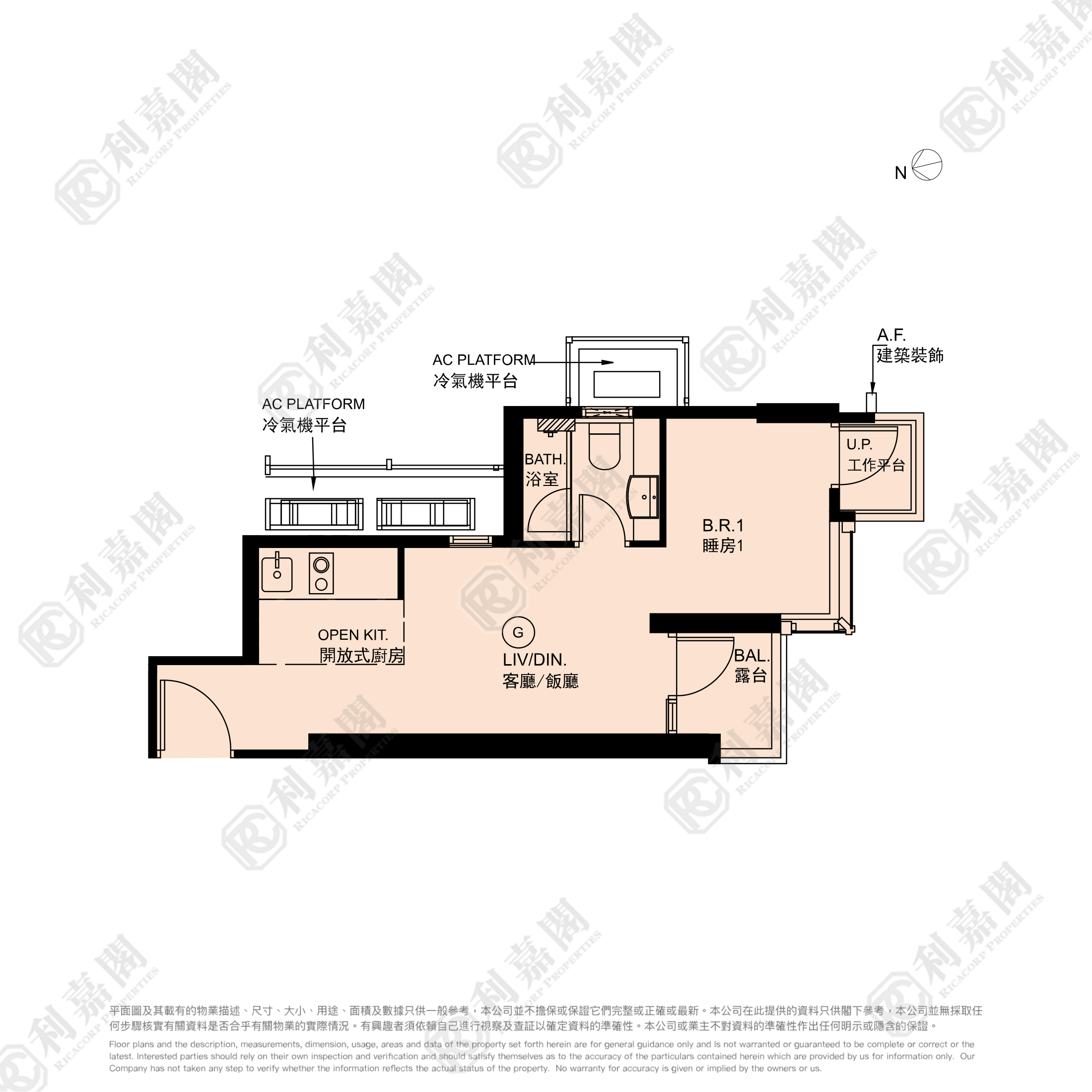 L．LIVING 23 Medium Floor Zone Flat G Olympic Station/Nam Cheong