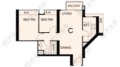 BANYAN GARDEN PHASE 1 - Tower 3 High Floor Zone Flat C West Kowloon