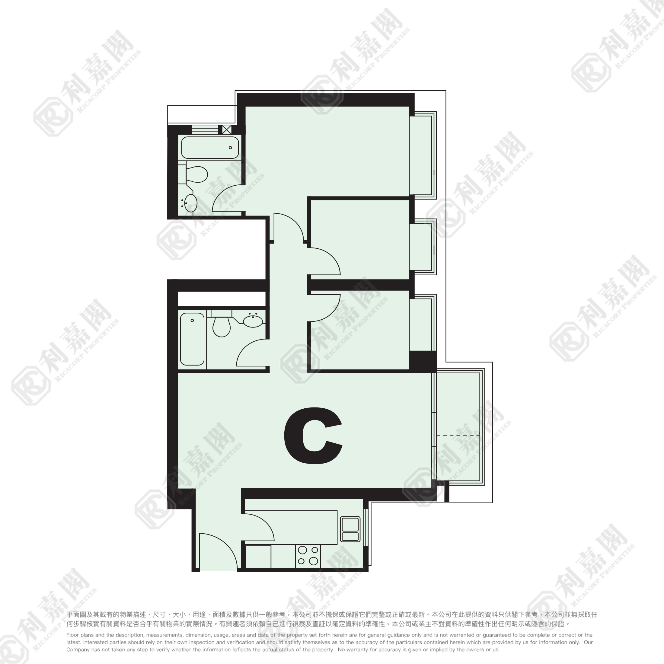 BANYAN GARDEN PHASE 3 - Tower 6 Very High Floor Zone Flat C West Kowloon