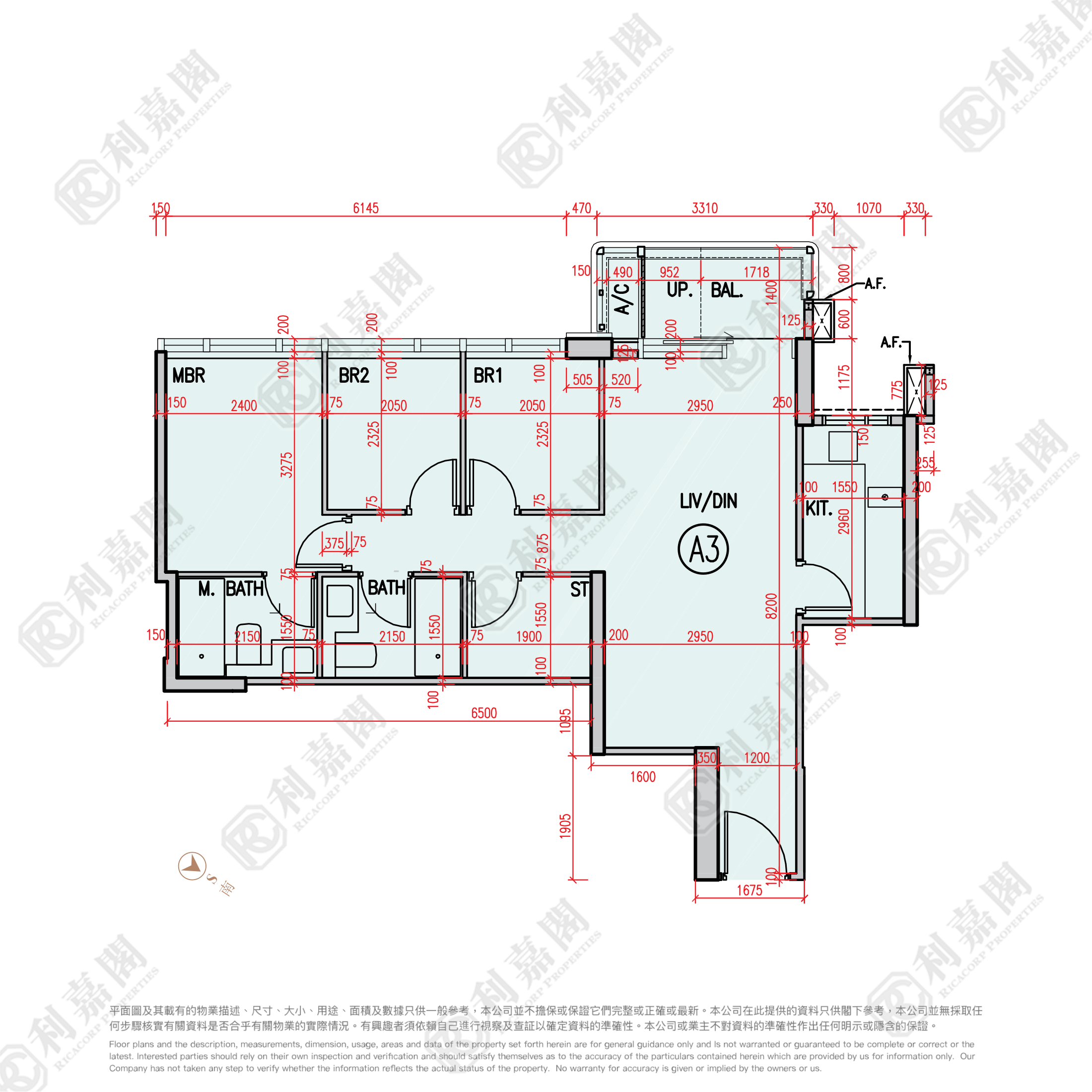 柏珑 1A期 柏珑 I 6座 高层 A3室 元朗