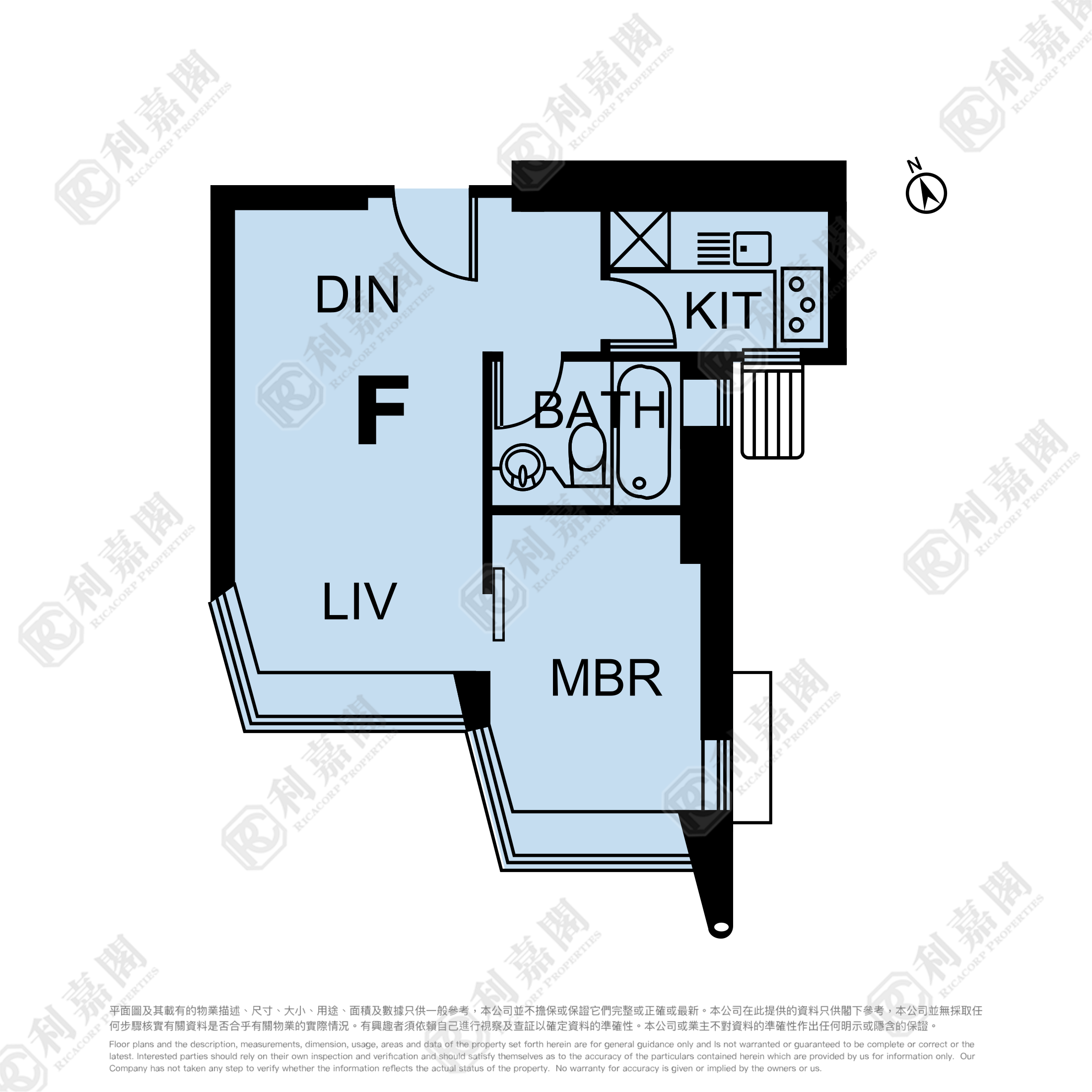 COASTAL SKYLINE PHASE 1 - Block 6 Medium Floor Zone Flat F Tung Chung