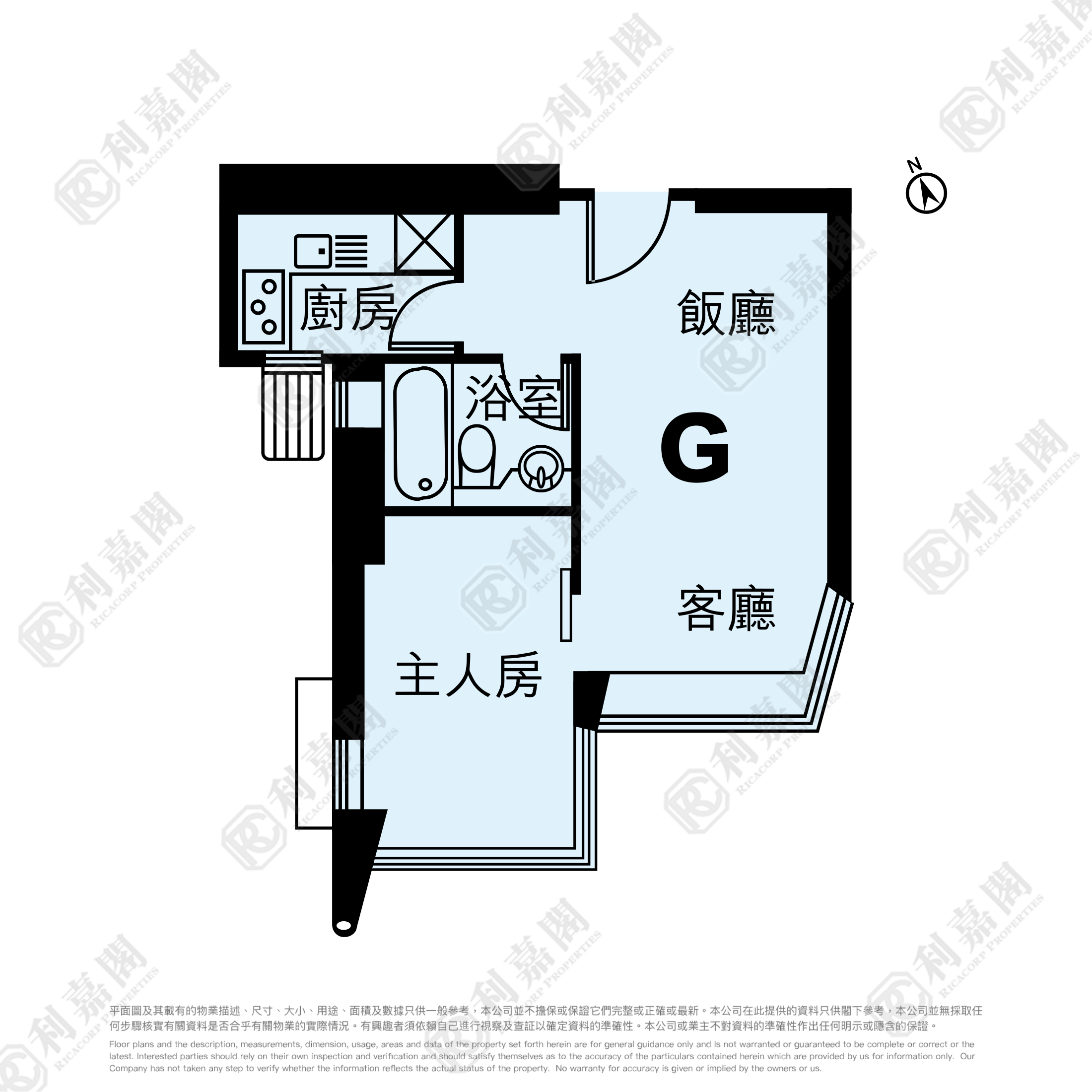 藍天海岸 1期 3座 高層 G室 東涌