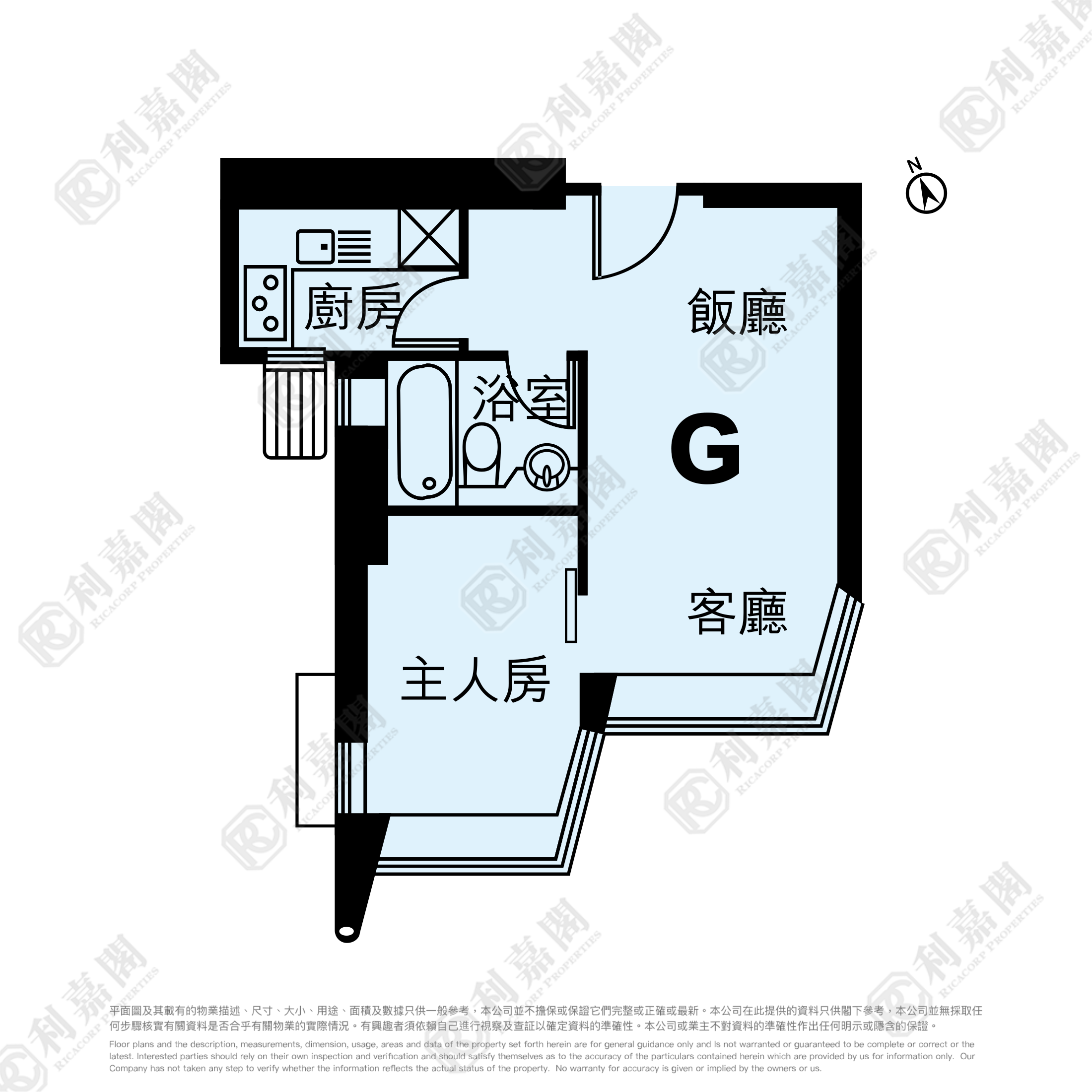 COASTAL SKYLINE PHASE 1 - Block 3 Medium Floor Zone Flat G Tung Chung