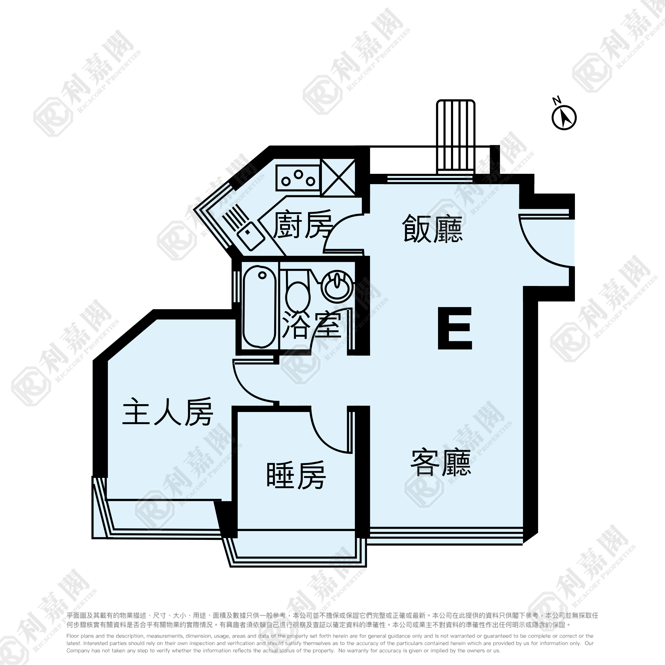 蓝天海岸 1期 3座 极高层 E室 东涌
