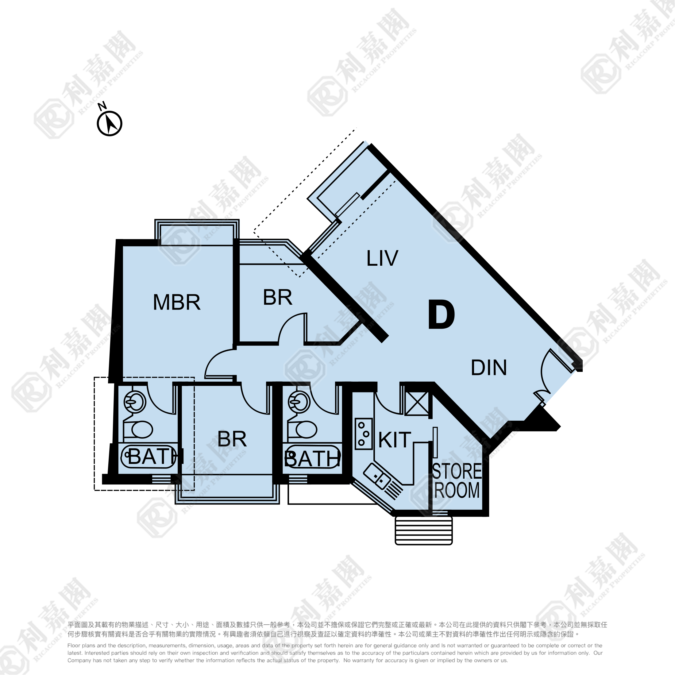 藍天海岸 1期 3座 低層 D室 東涌