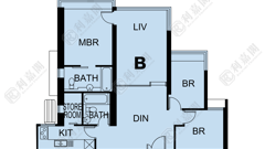 COASTAL SKYLINE PHASE 1 - Block 1 Medium Floor Zone Flat B Tung Chung