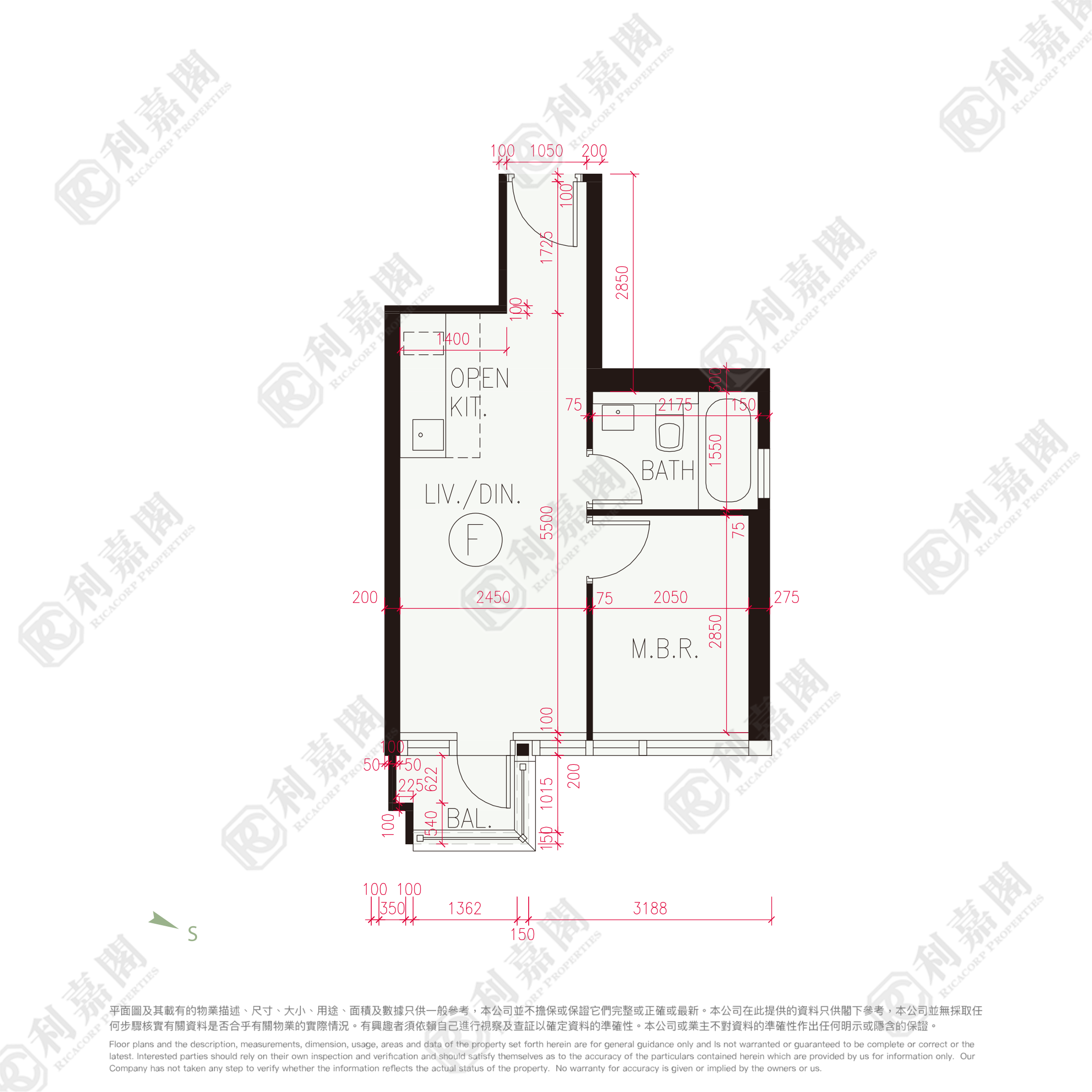 朗譽 1座 中層 F室 觀塘/藍田/油塘
