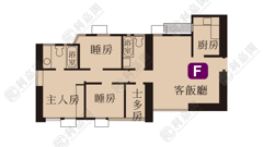 麗城花園 3期 4座 高層 F室 荃灣