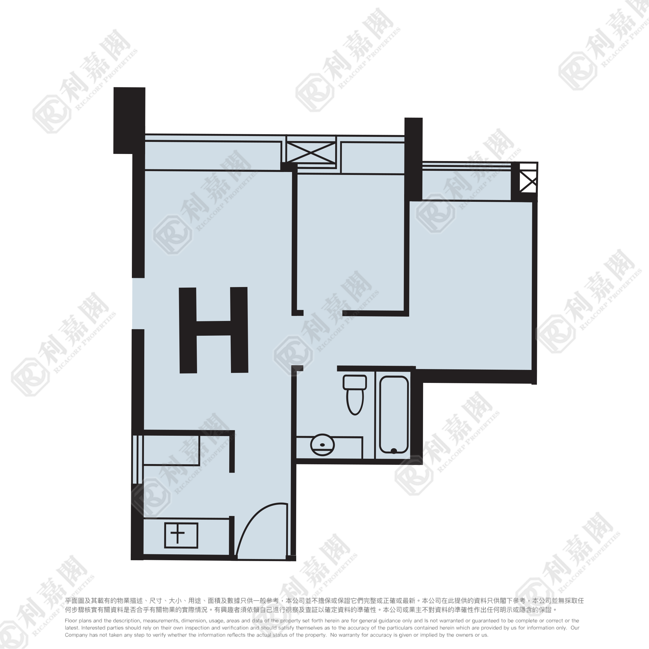 爵悦庭 南爵轩 (A2) 高层 H室 荃湾
