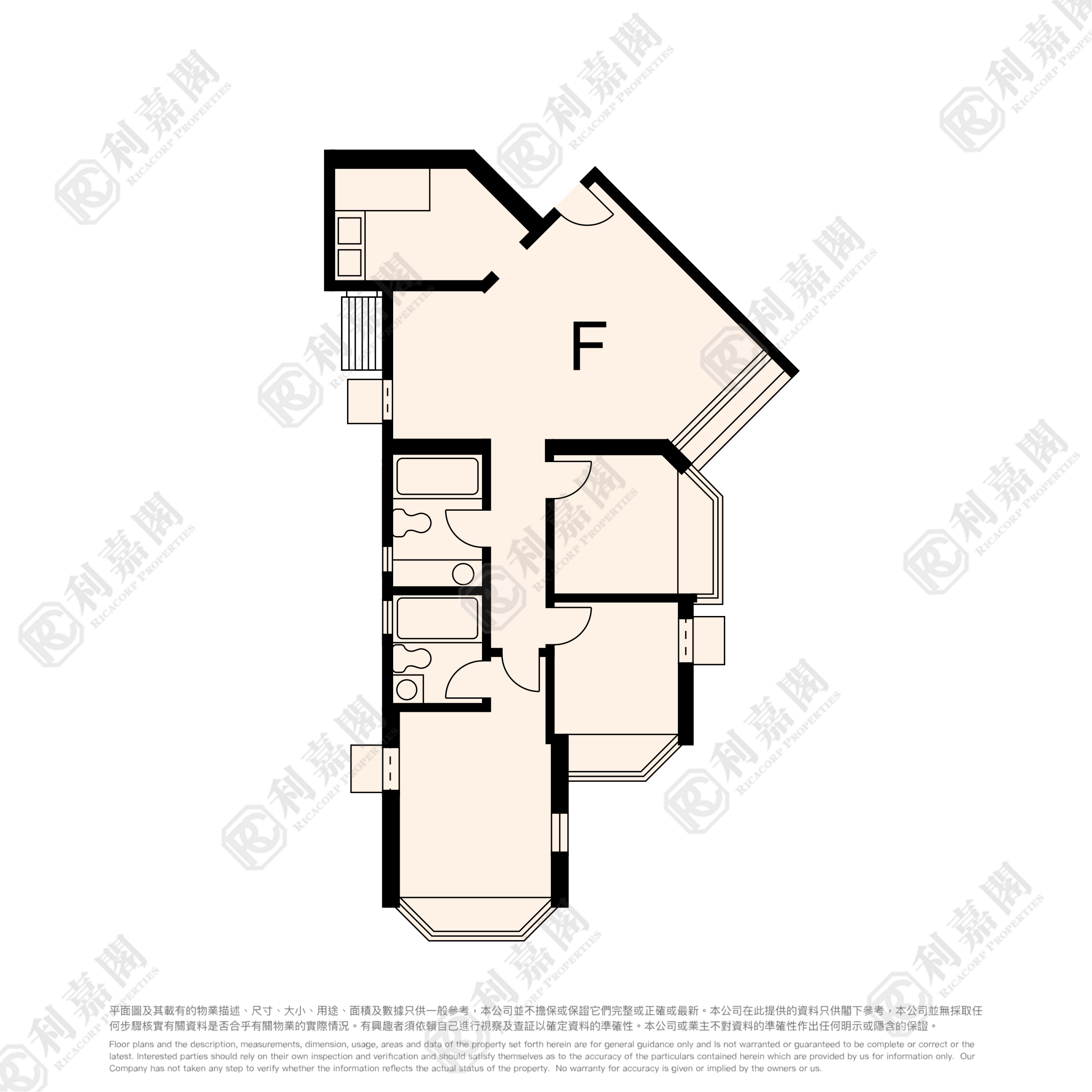碧濤花園 1期 百利閣( 2座) 中層 F室 沙田/火炭/九肚山