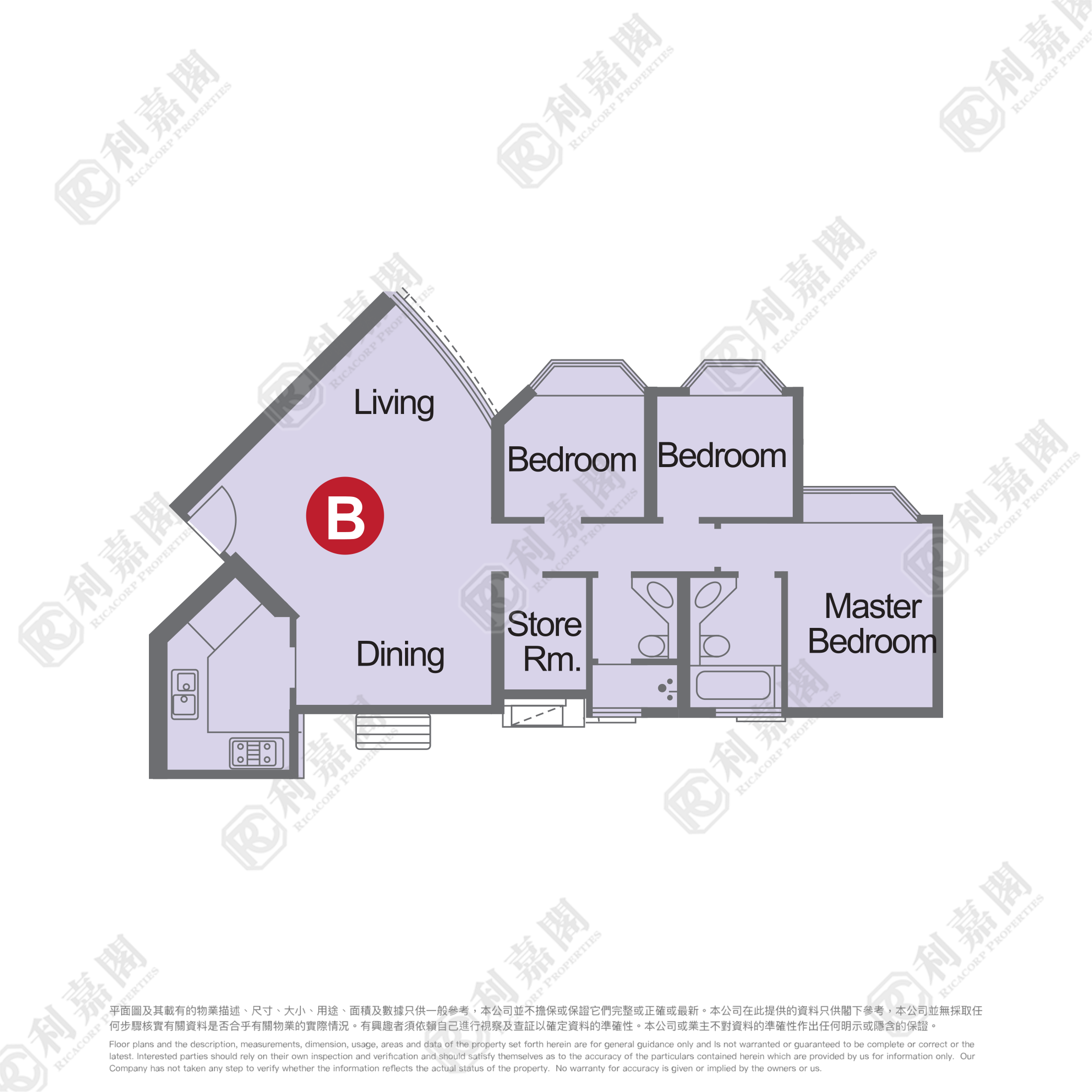 灏景湾 1期 3座 中层 B室 青衣