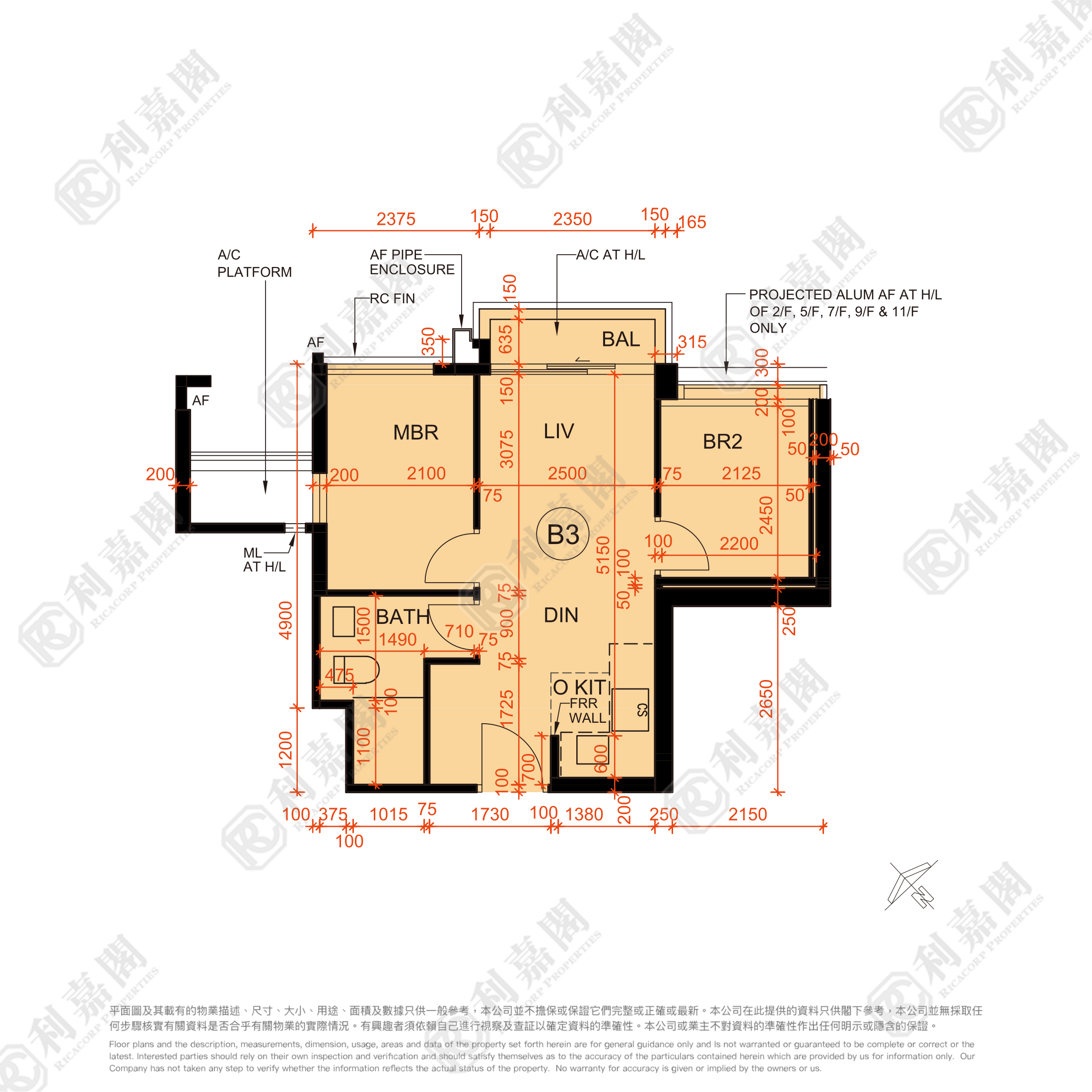 SILICON HILL UNIVERSITY HILL PHASE 2A - Marina Tower 3 Low Floor Zone Flat B3 Tai Po