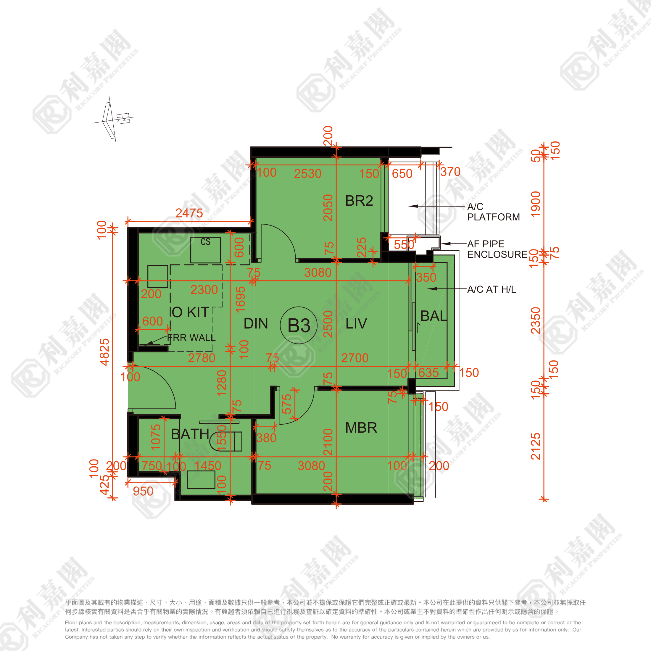 SILICON HILL UNIVERSITY HILL 2B期 优景阁 第3座 高层 B3室 大埔