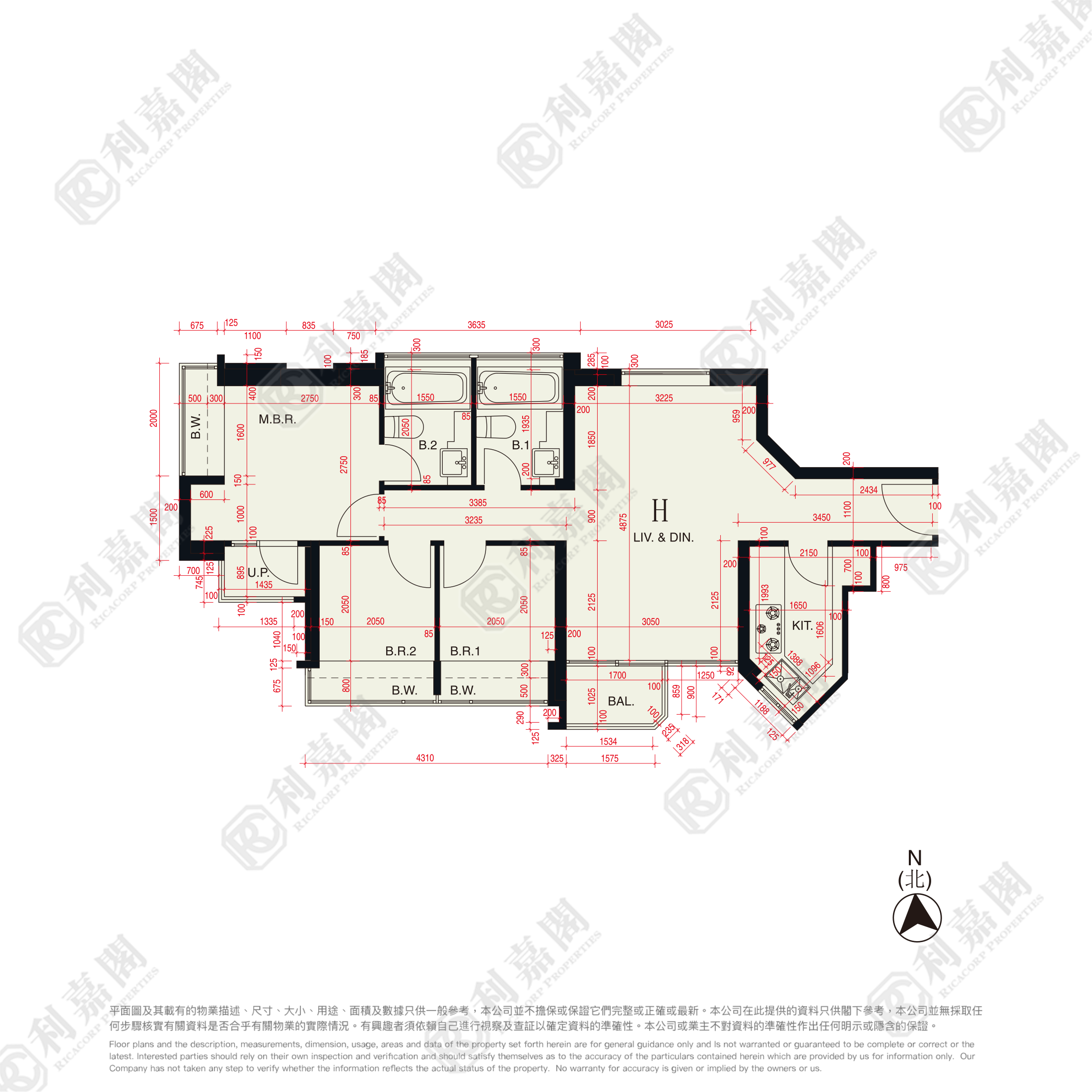峻滢 1期 2座 中层 H室 将军澳