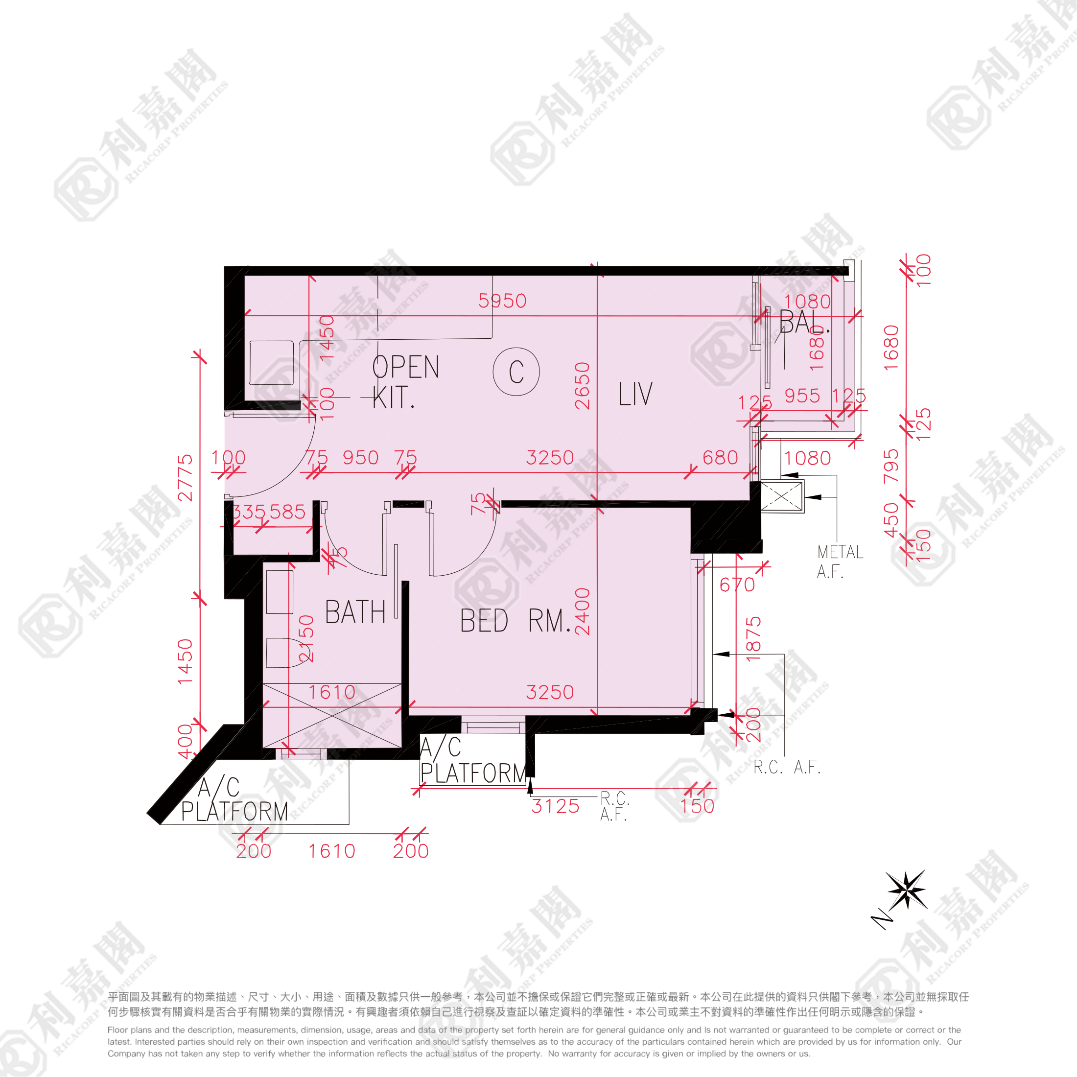 天晉 IIIA 3A座 極高層 C室 將軍澳