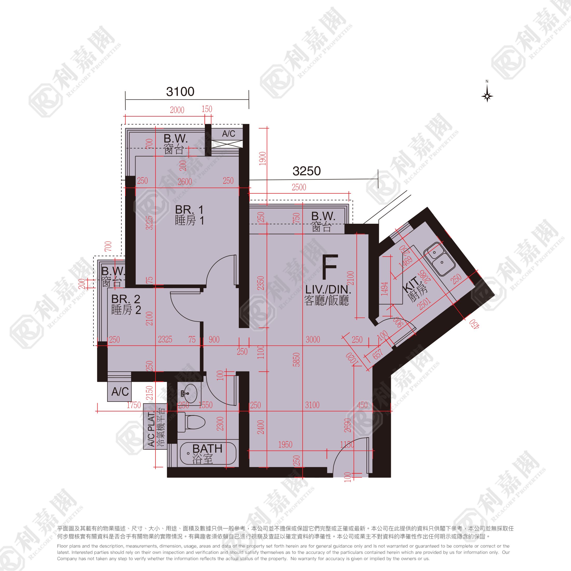 浪澄灣 3座 高層 F室 奧運站/南昌