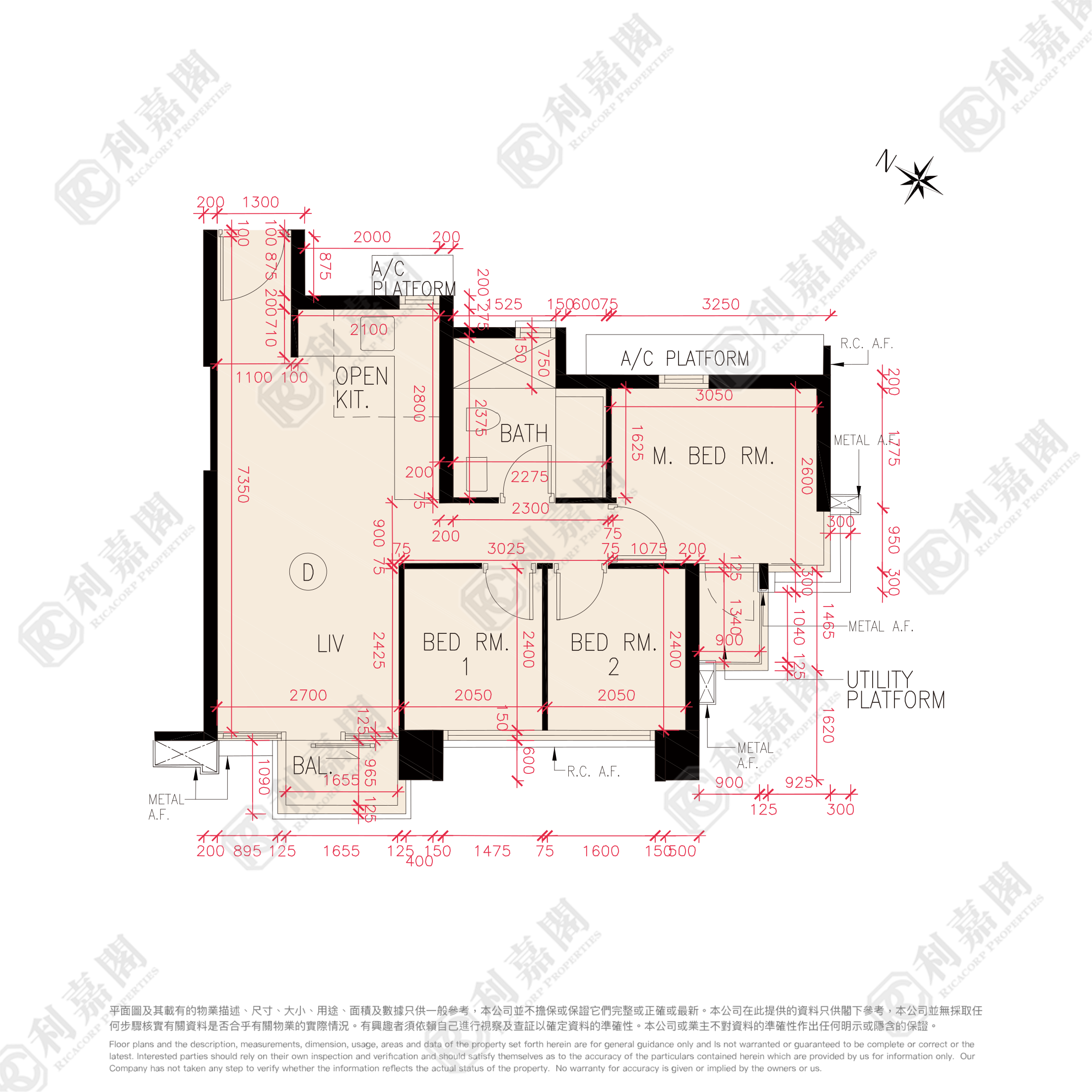 天晋 IIIA 1B座 高层 D室 将军澳