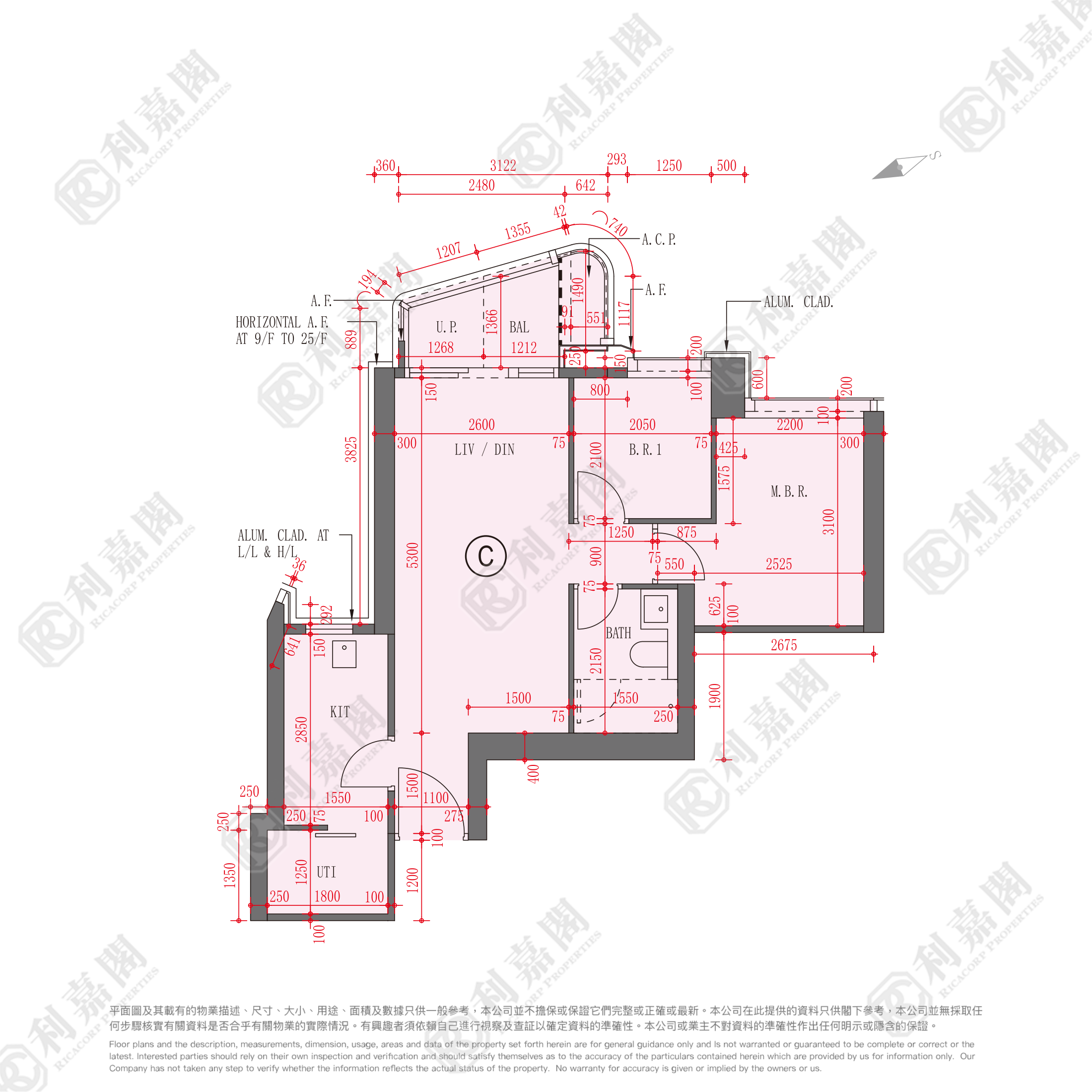 KT MARINA PHASE 1 - Tower 2c Medium Floor Zone Flat C To Kwa Wan/Kowloon City/Kai Tak/San Po Kong