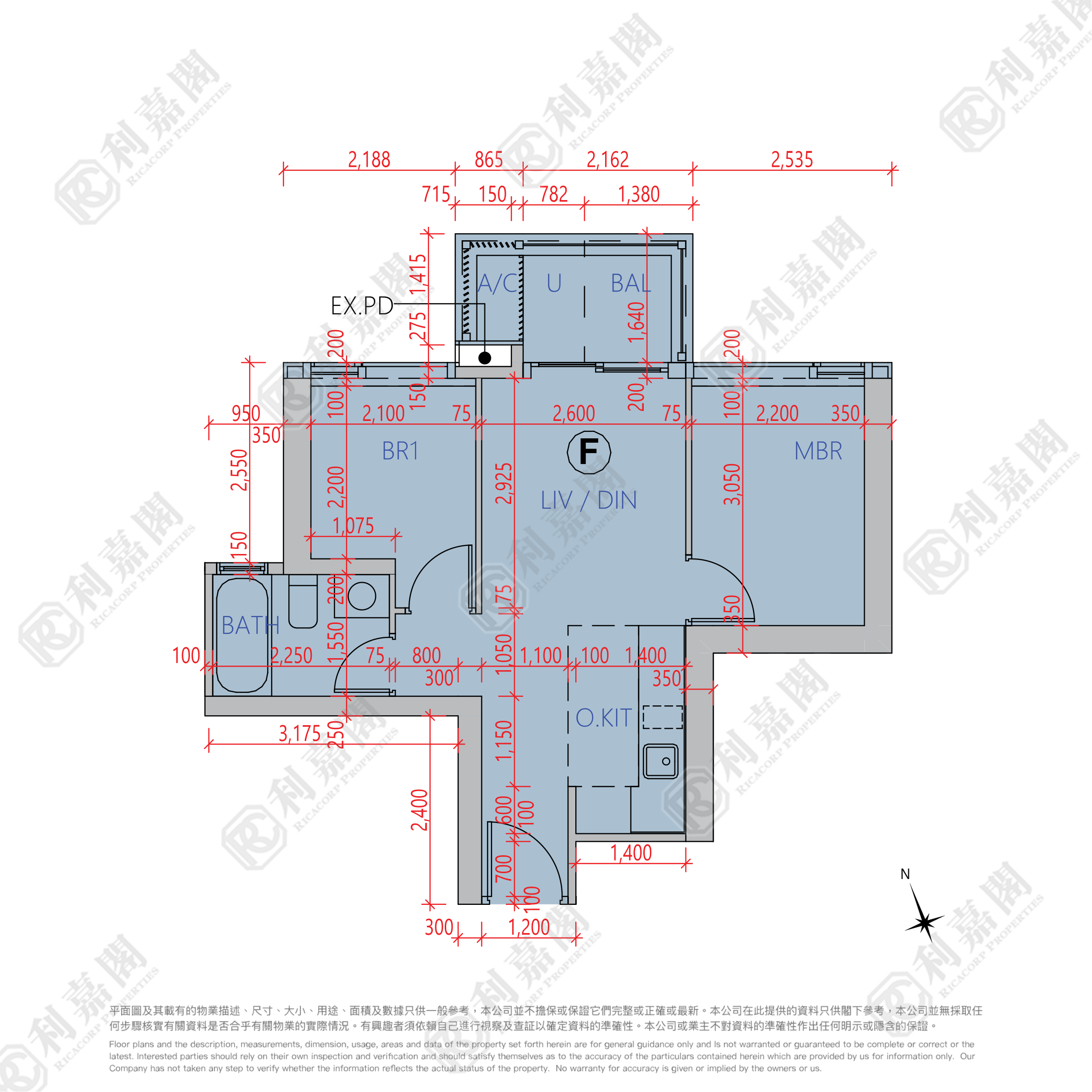 泰峯 1B座 高层 F室 九龙湾/牛池湾/钻石山/黄大仙