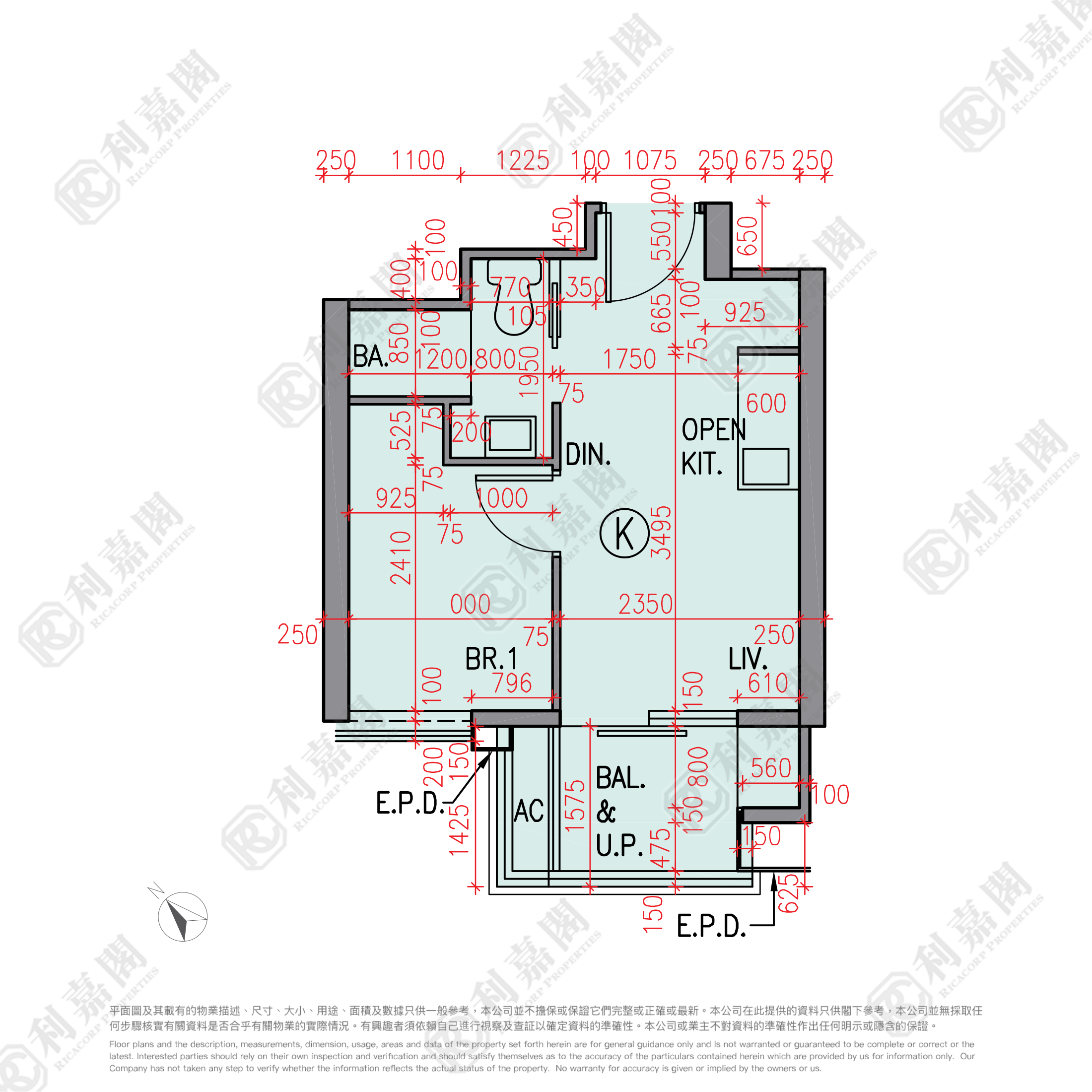 柏蔚森 1期 柏蔚森I 6座 中層 K室 土瓜灣/九龍城/新啟德/新蒲崗
