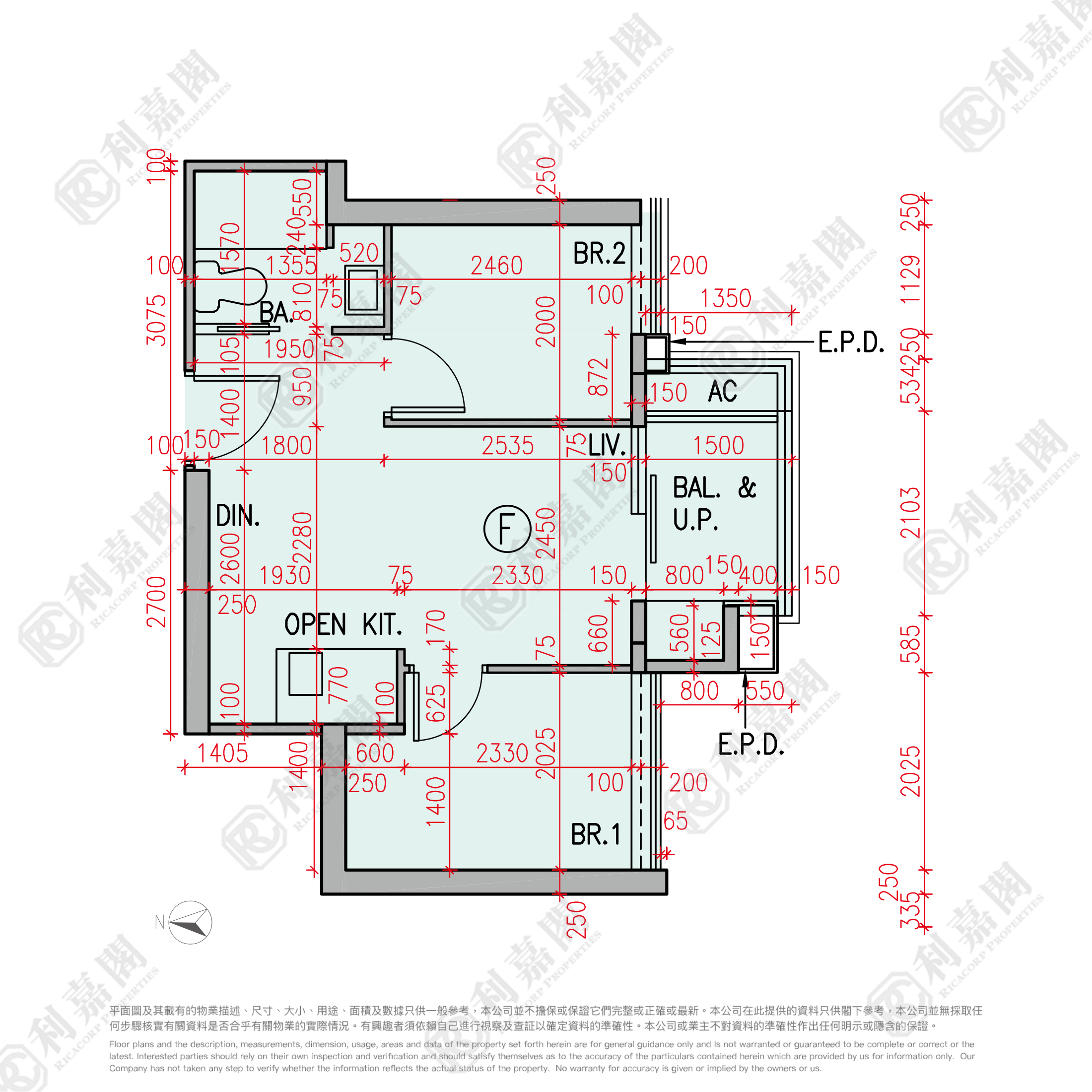 柏蔚森 3期 柏蔚森III 1座 中層 F室 土瓜灣/九龍城/新啟德/新蒲崗
