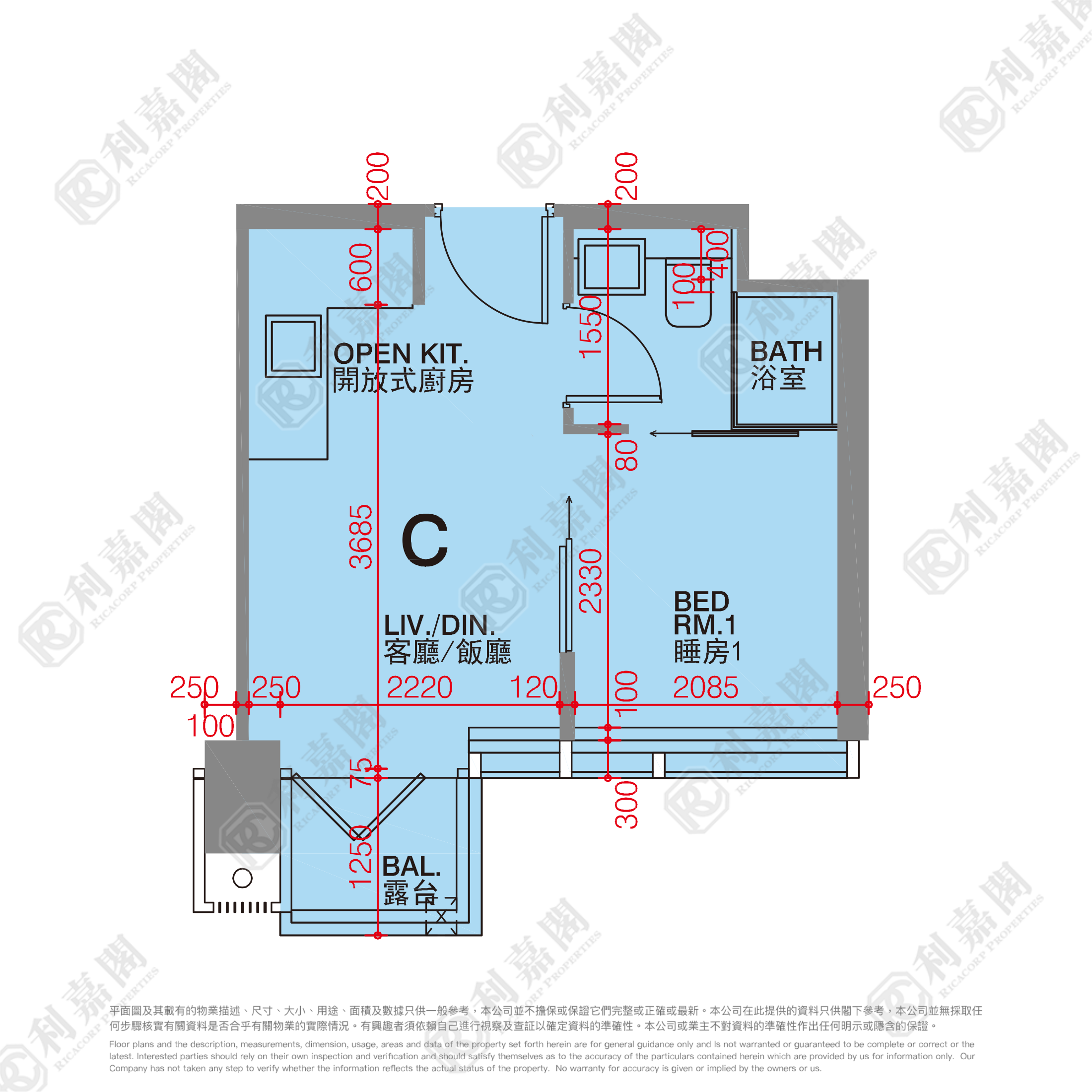 ELTANIN‧SQUARE MILE TOWER 2 Low Floor Zone Flat C Olympic Station/Nam Cheong