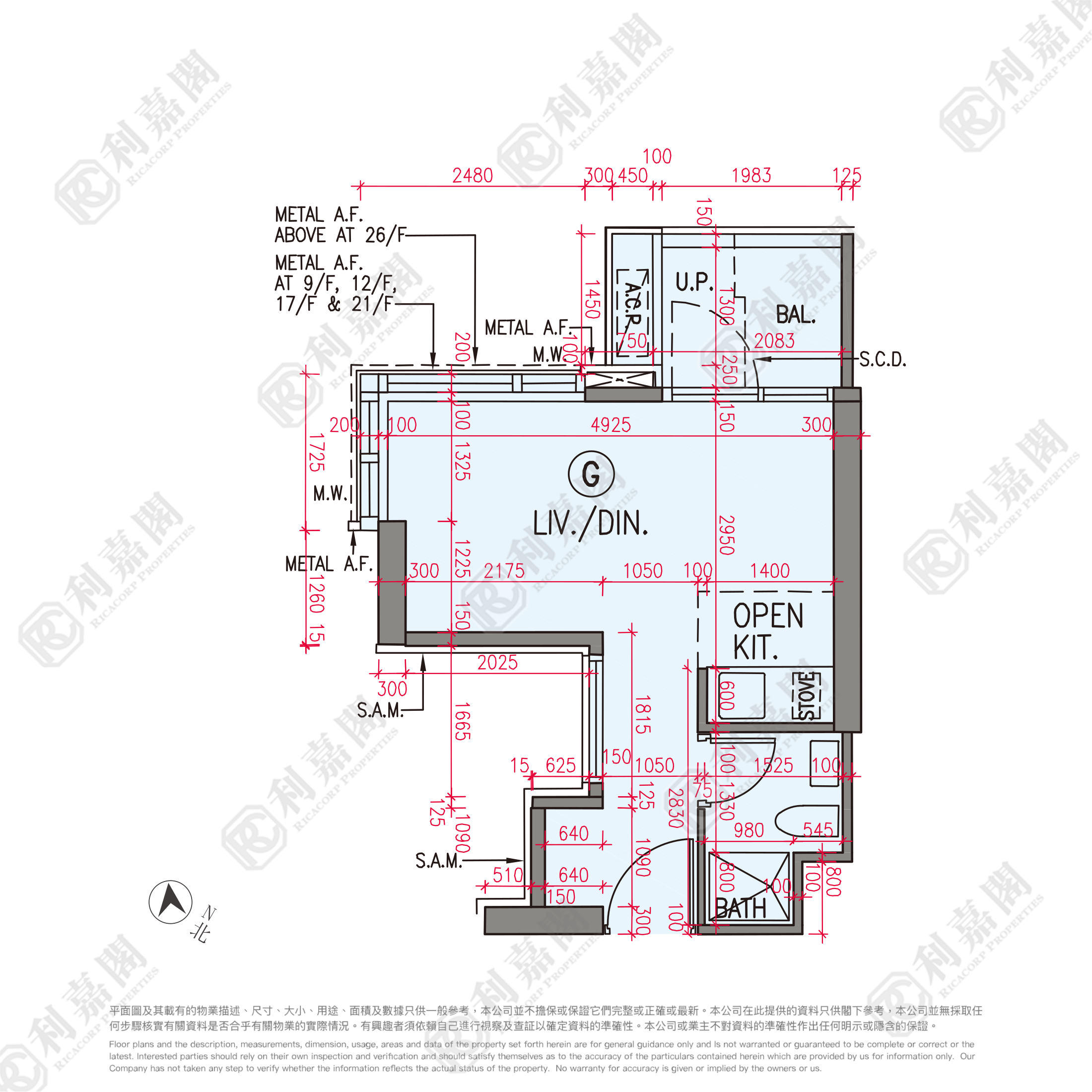黃金海灣 2期 珀岸 2座 中層 G室 深井/青山公路