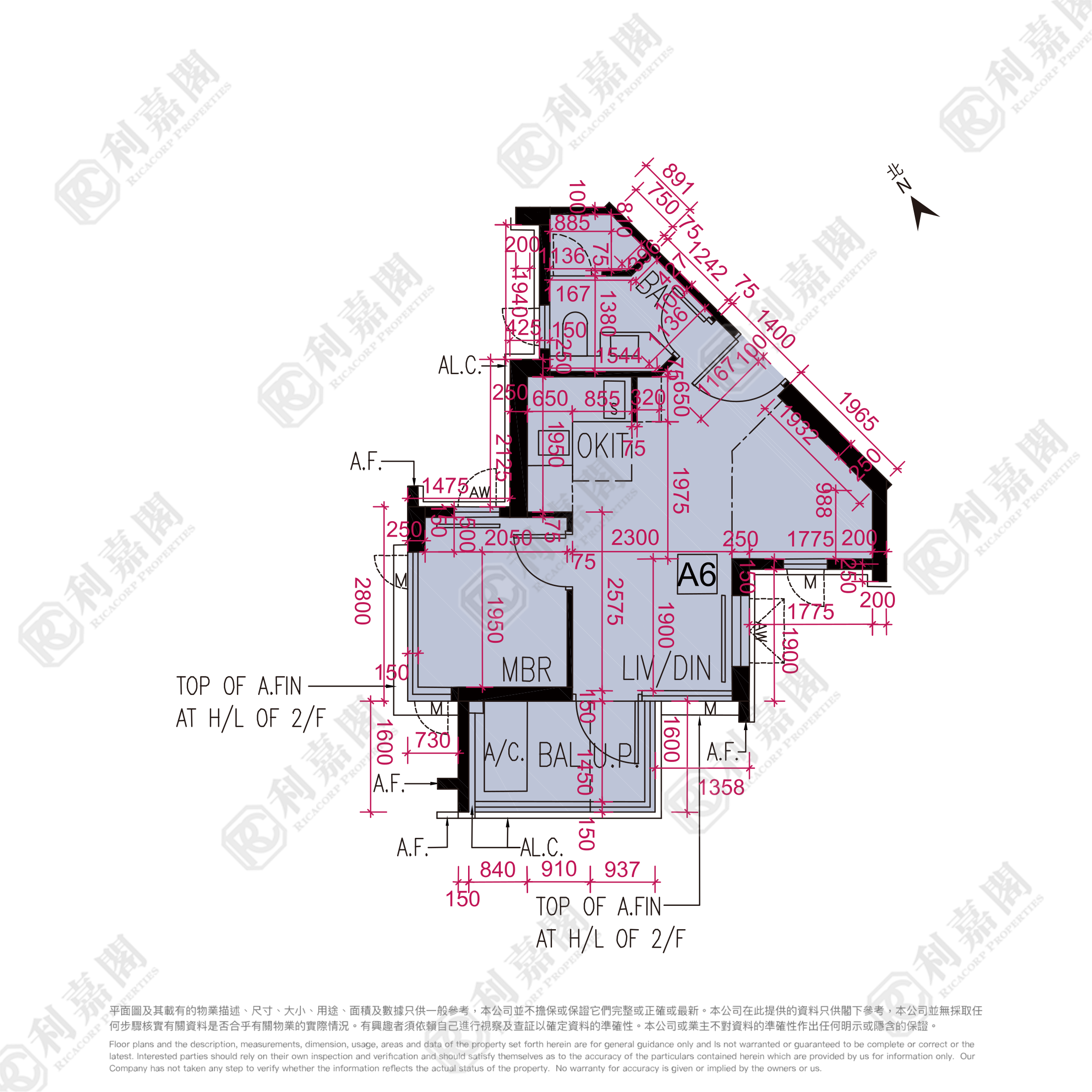 LE MONT PHASE 2 - Tower 6 High Floor Zone Flat A6 Tai Po