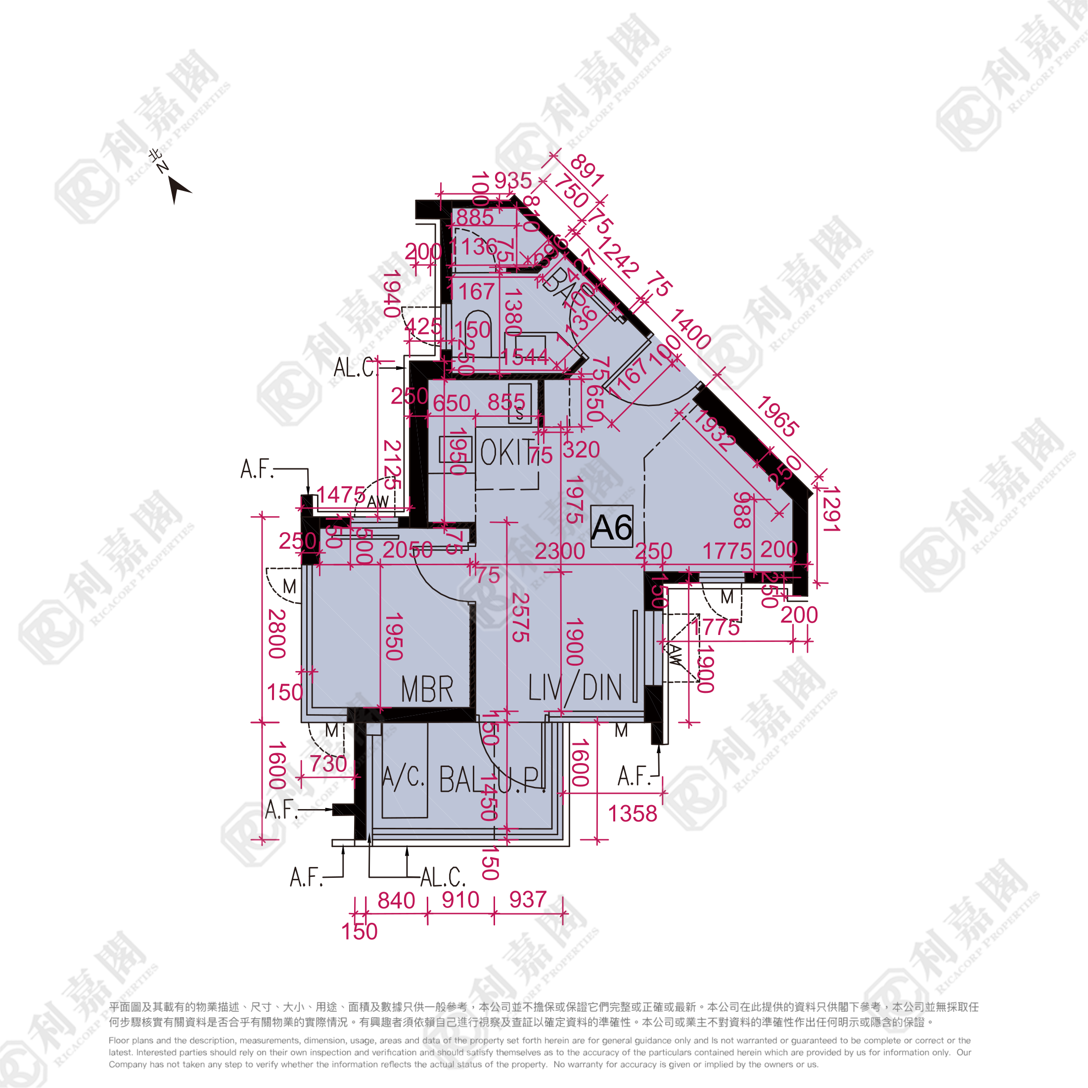 LE MONT PHASE 2 - Tower 6 Very High Floor Zone Flat A6 Tai Po