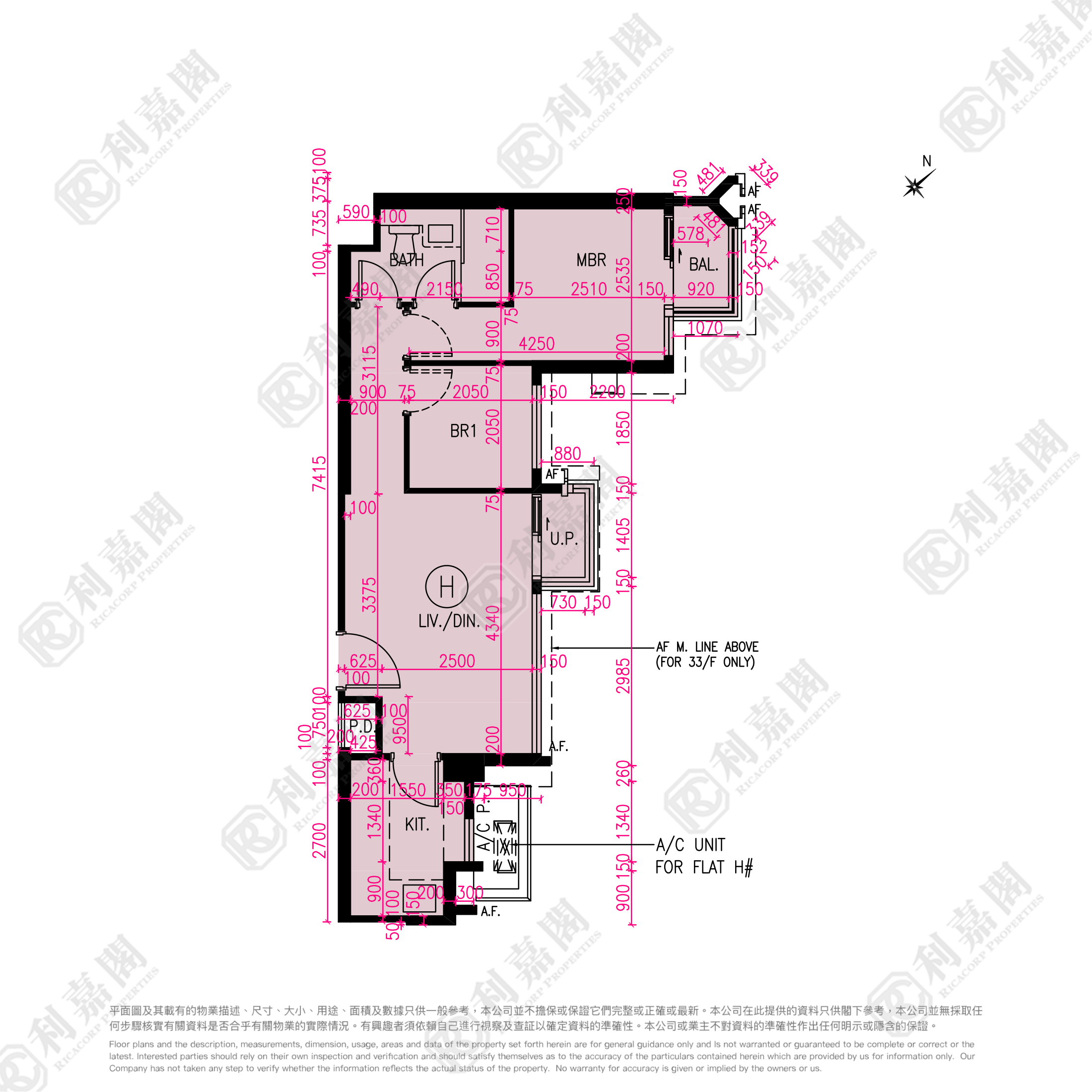 NOVO LAND 3A期 Dragor 2座 极高层 H室 屯门