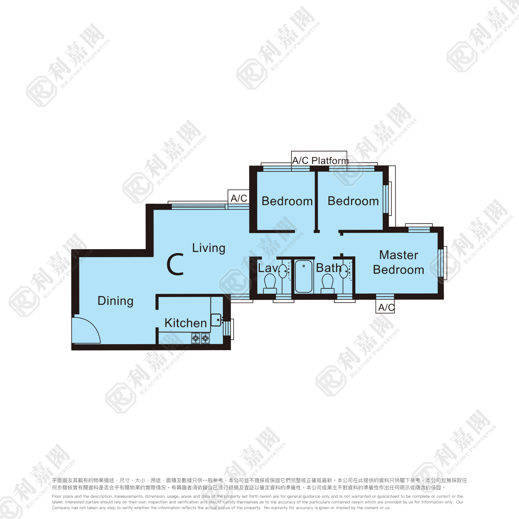 海滨南岸 6座 中层 C室 红磡/黄埔/海逸