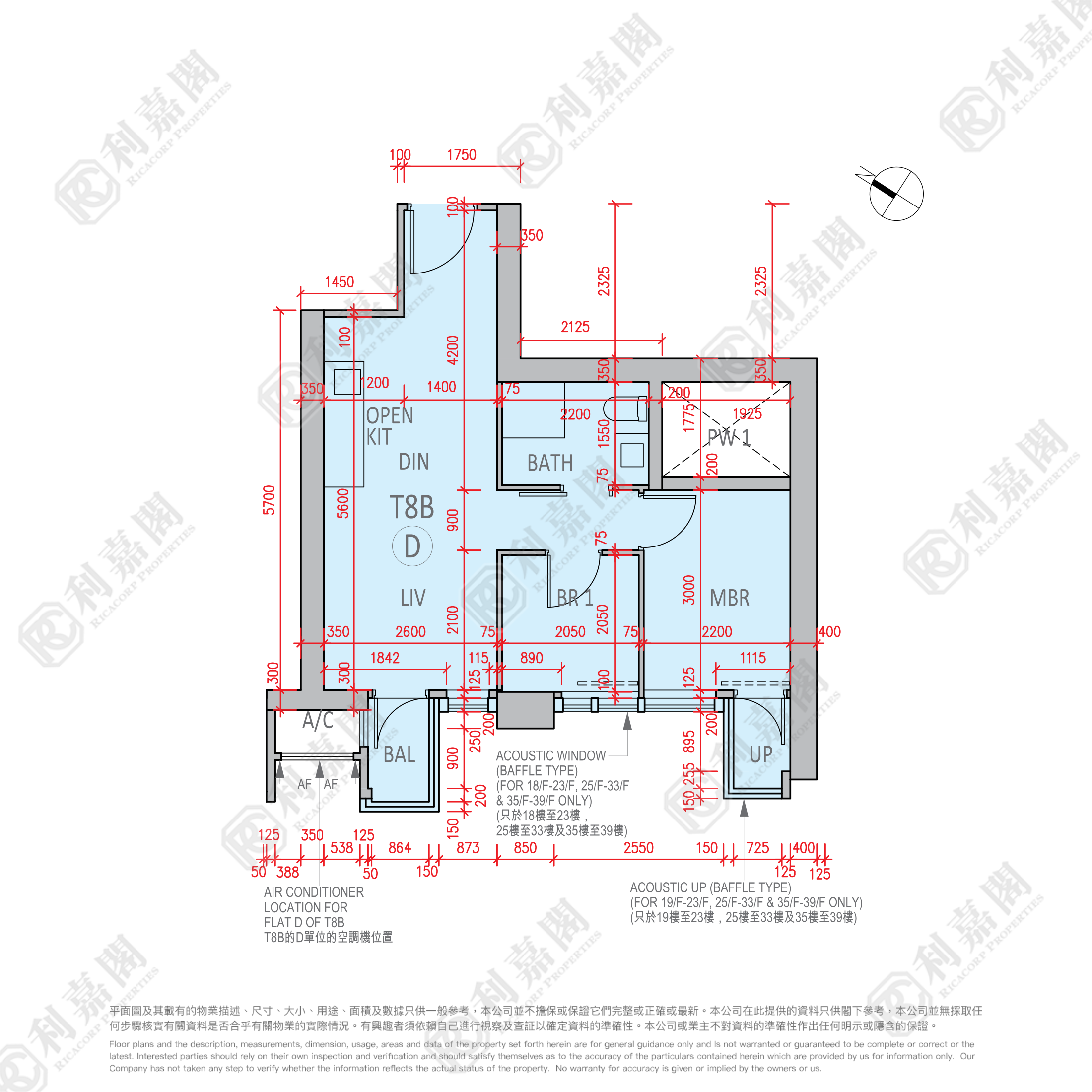 THE PAVILIA FARM PHASE 3 - Tower 8 (8b) Low Floor Zone Flat D Tai Wai